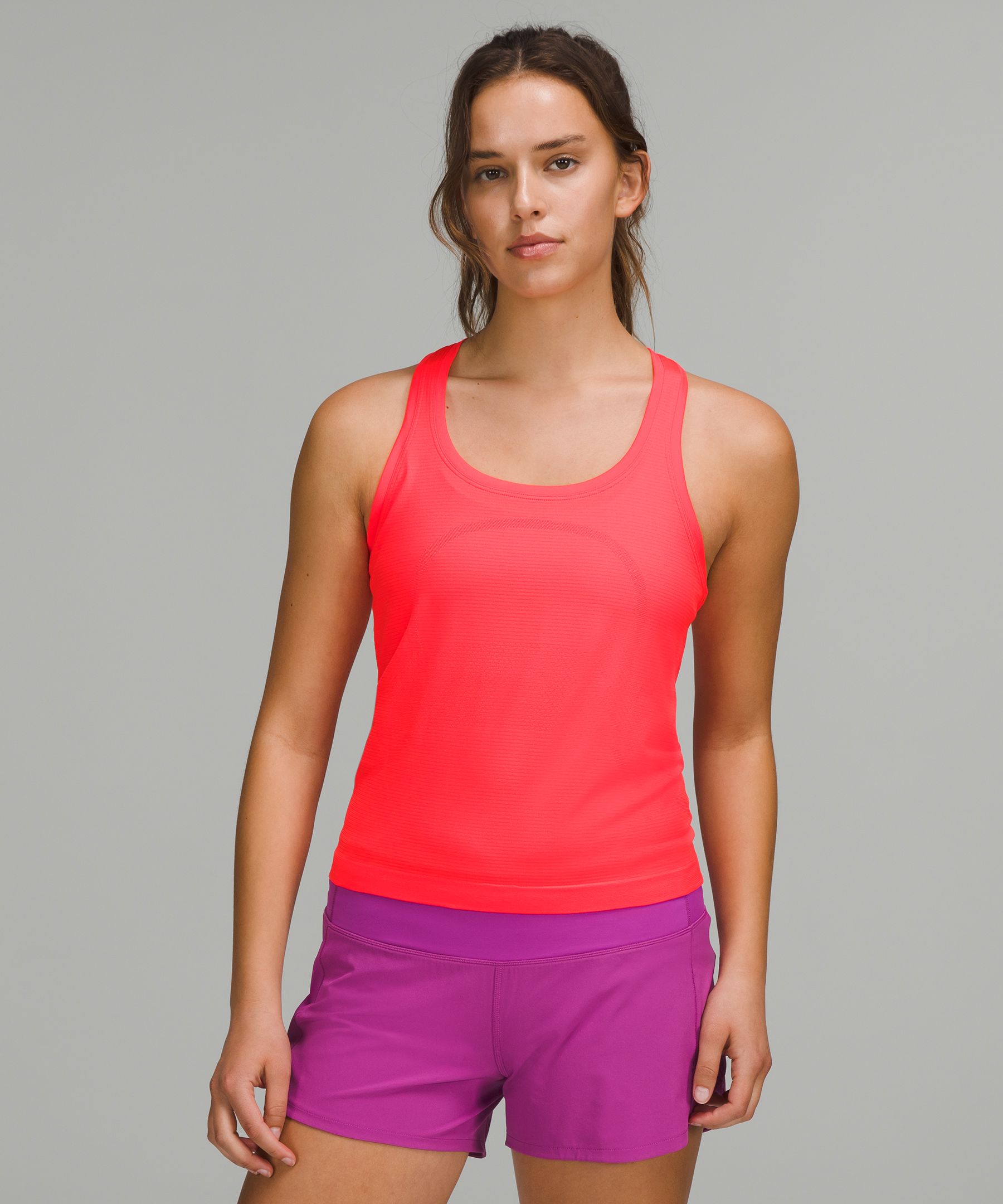 Lululemon Gray SoulCycle swiftly tech racerback tank top 8