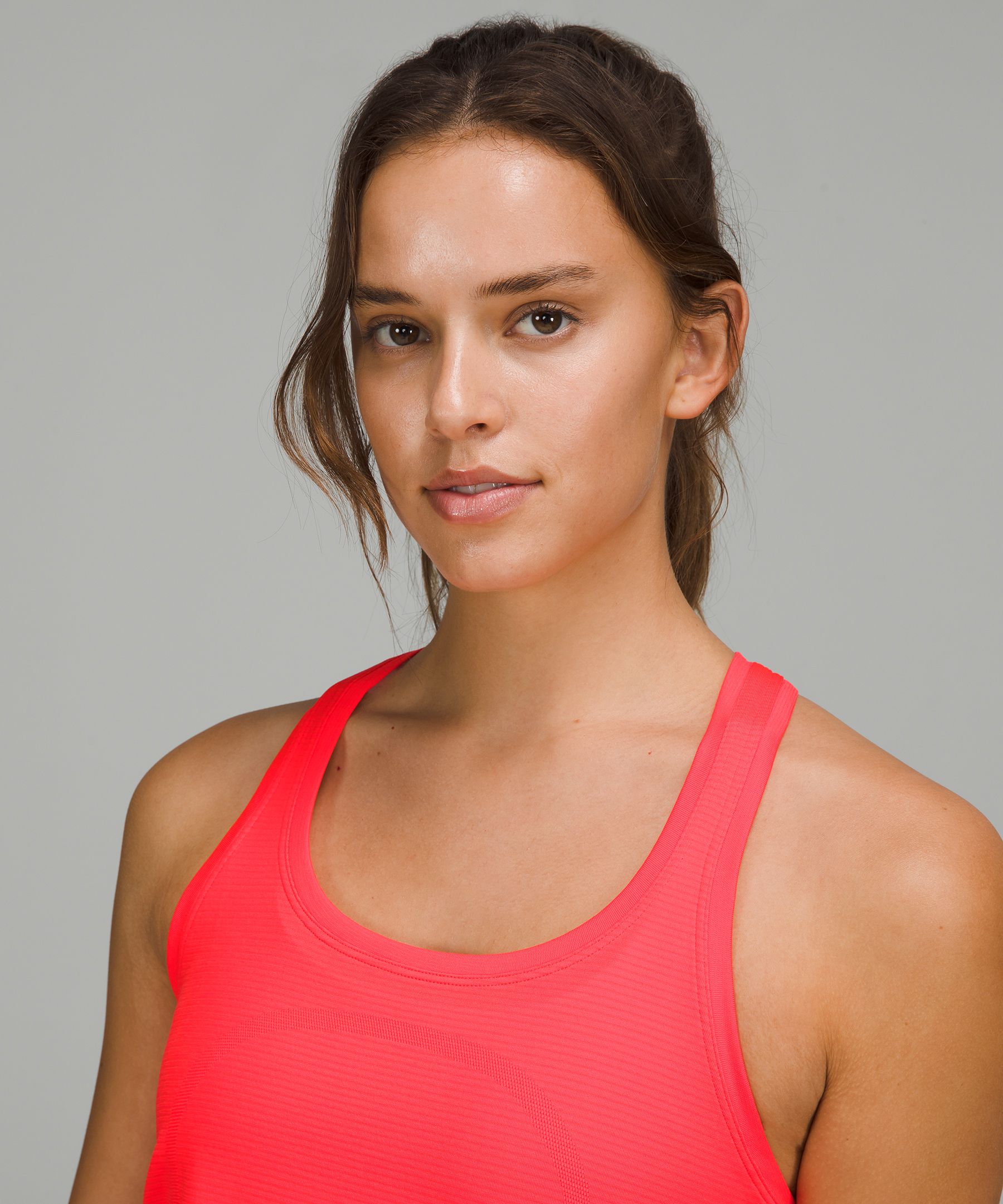 Lululemon baby pink racer back tank size 4 small. New Without Tags