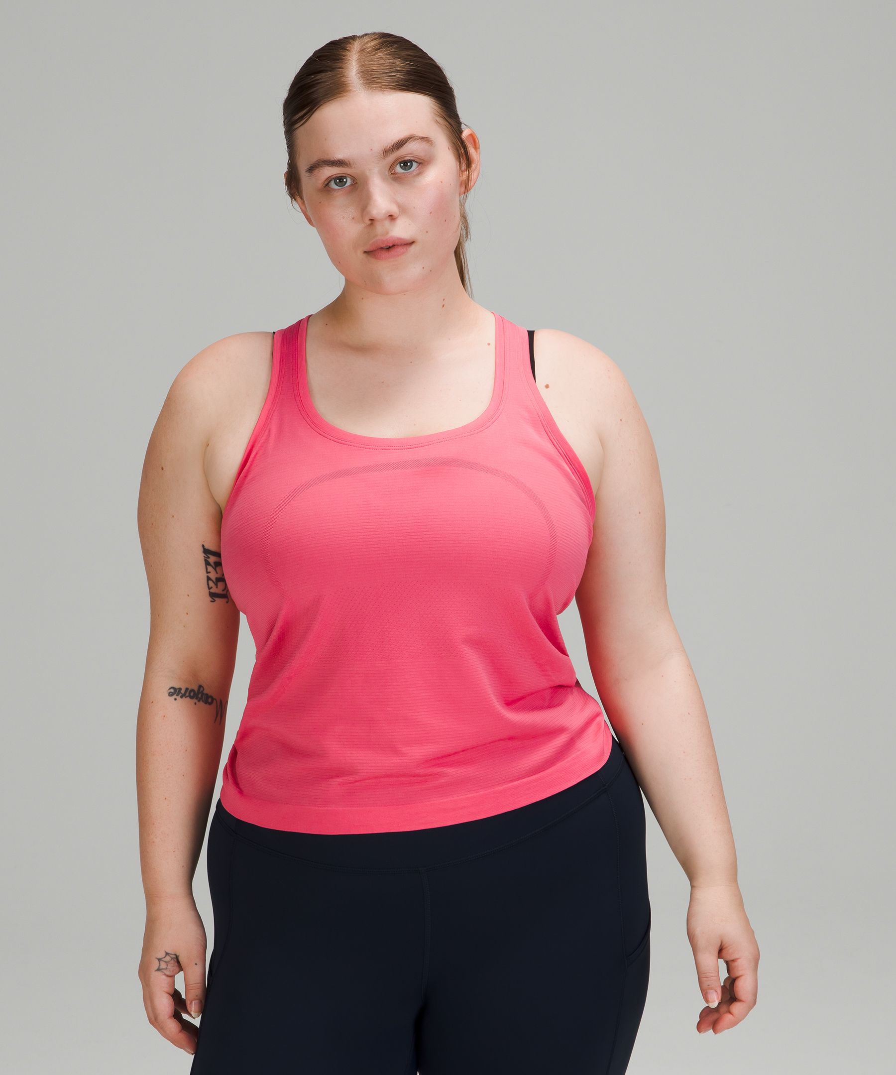 Lululemon Swiftly Tech Racerback Tank Top 2.0 Race Length In Guava Pink/guava Pink