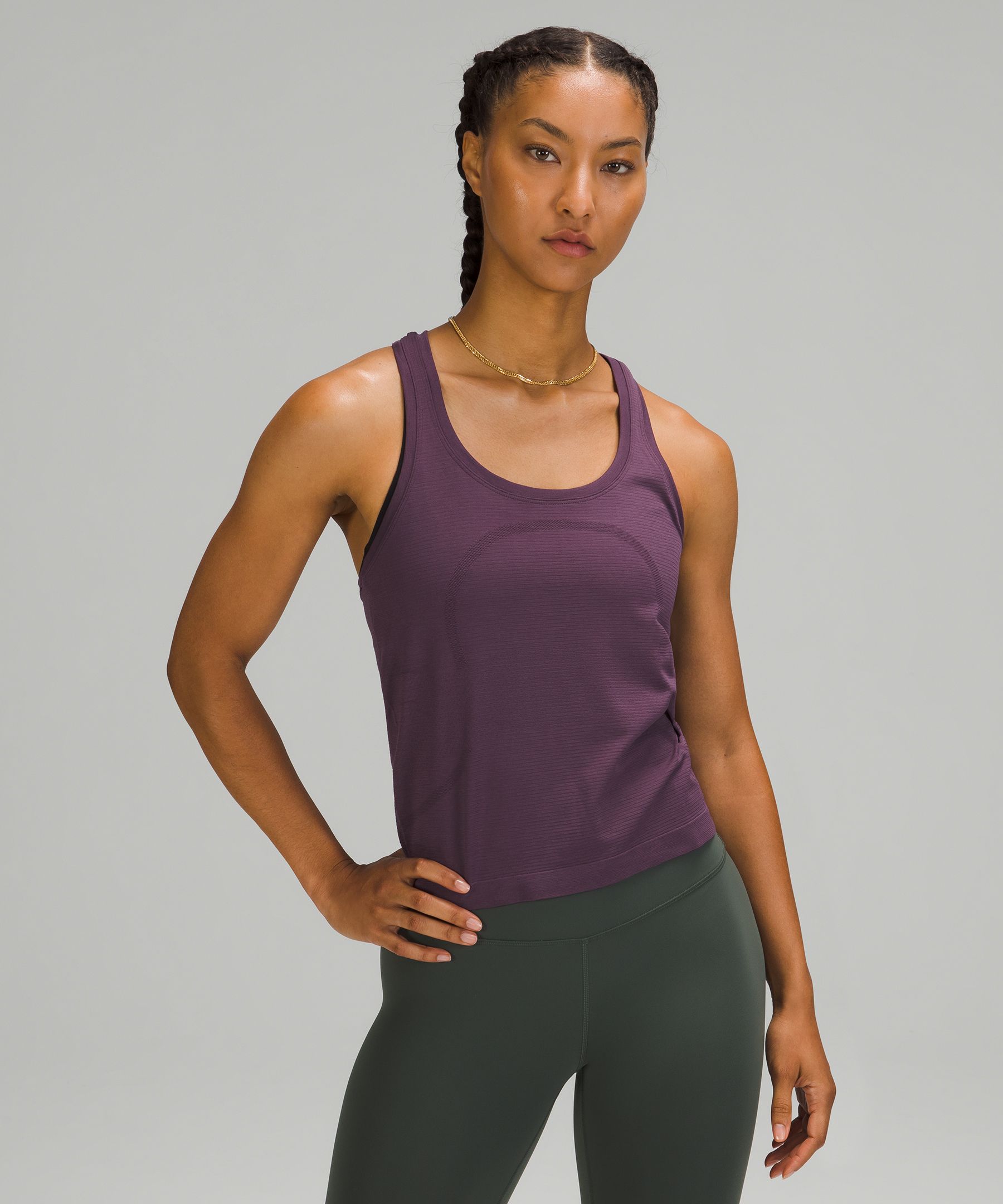 Lululemon Swiftly Tech Racerback Tank Top 2.0 *race Length In Purple