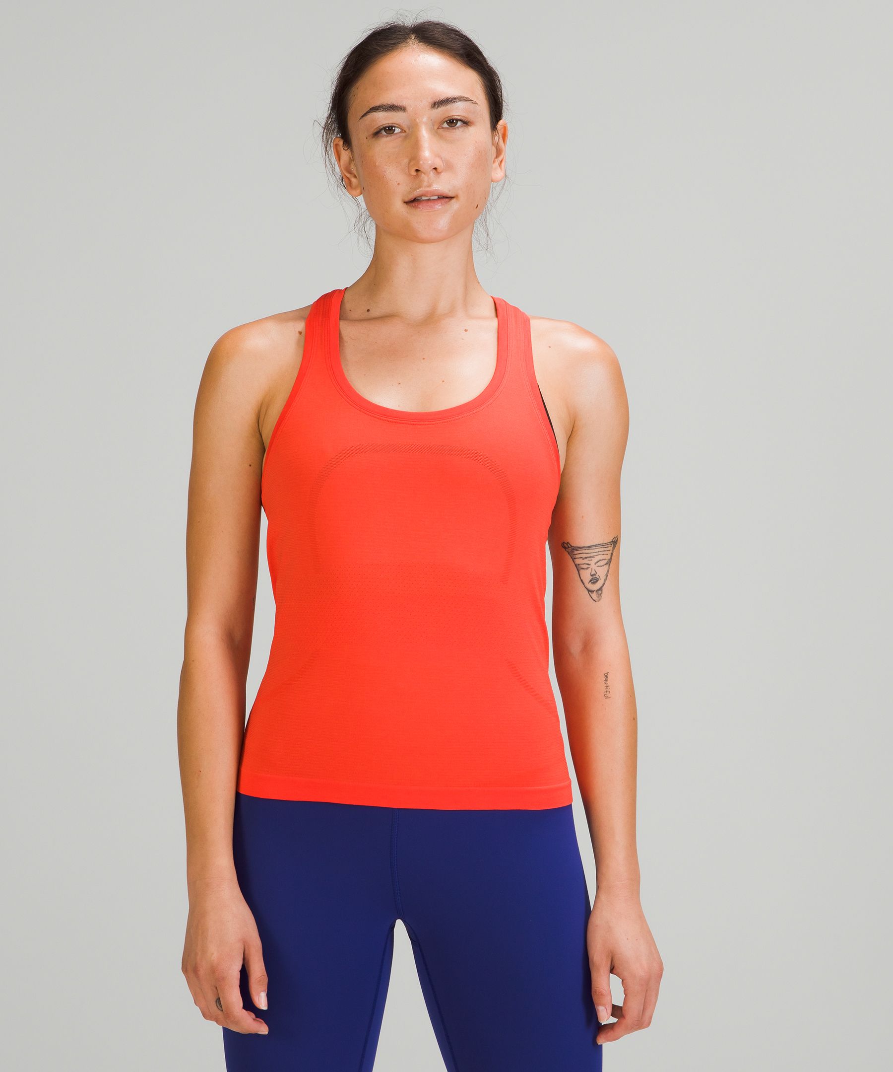 Lululemon Swiftly Tech Racerback Tank Top 2.0 Race Length In Autumn Red/autumn Red