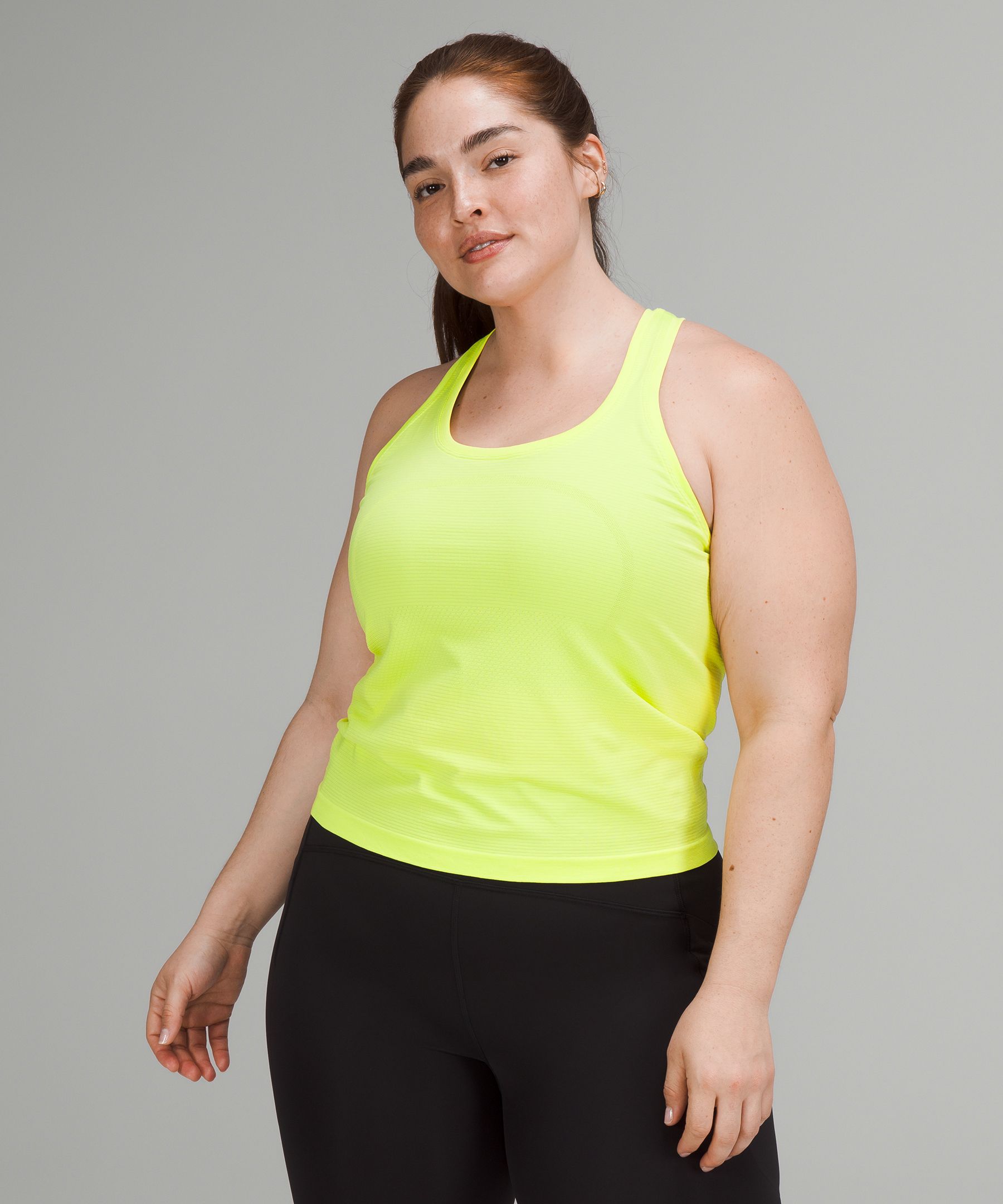 Lululemon Swiftly Tech Racerback Tank Top 2.0 Race Length In Electric Lemon/electric Lemon