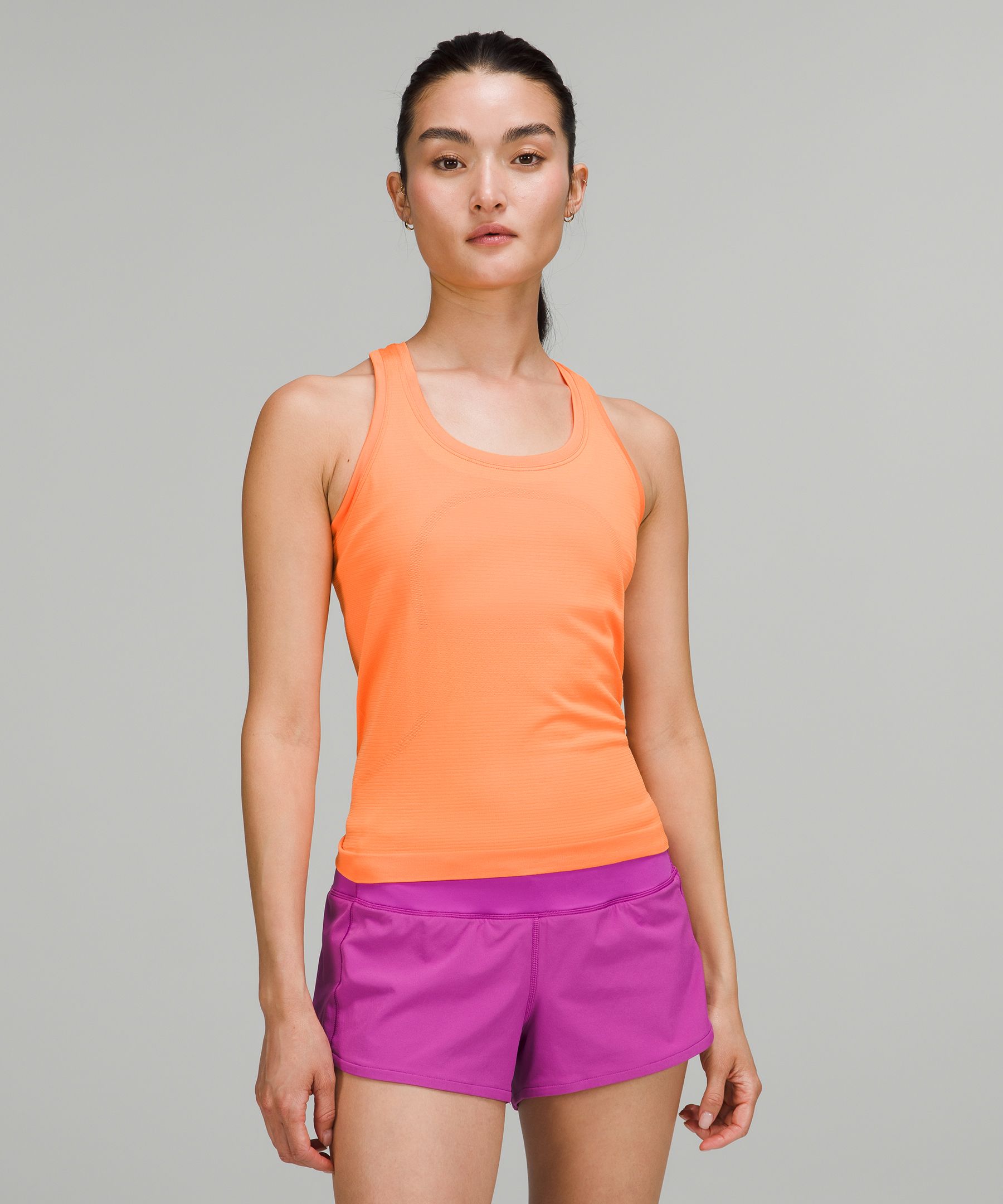 Lululemon Swiftly Tech Racerback Tank Top 2.0 Race Length In Orange Soda/orange Soda