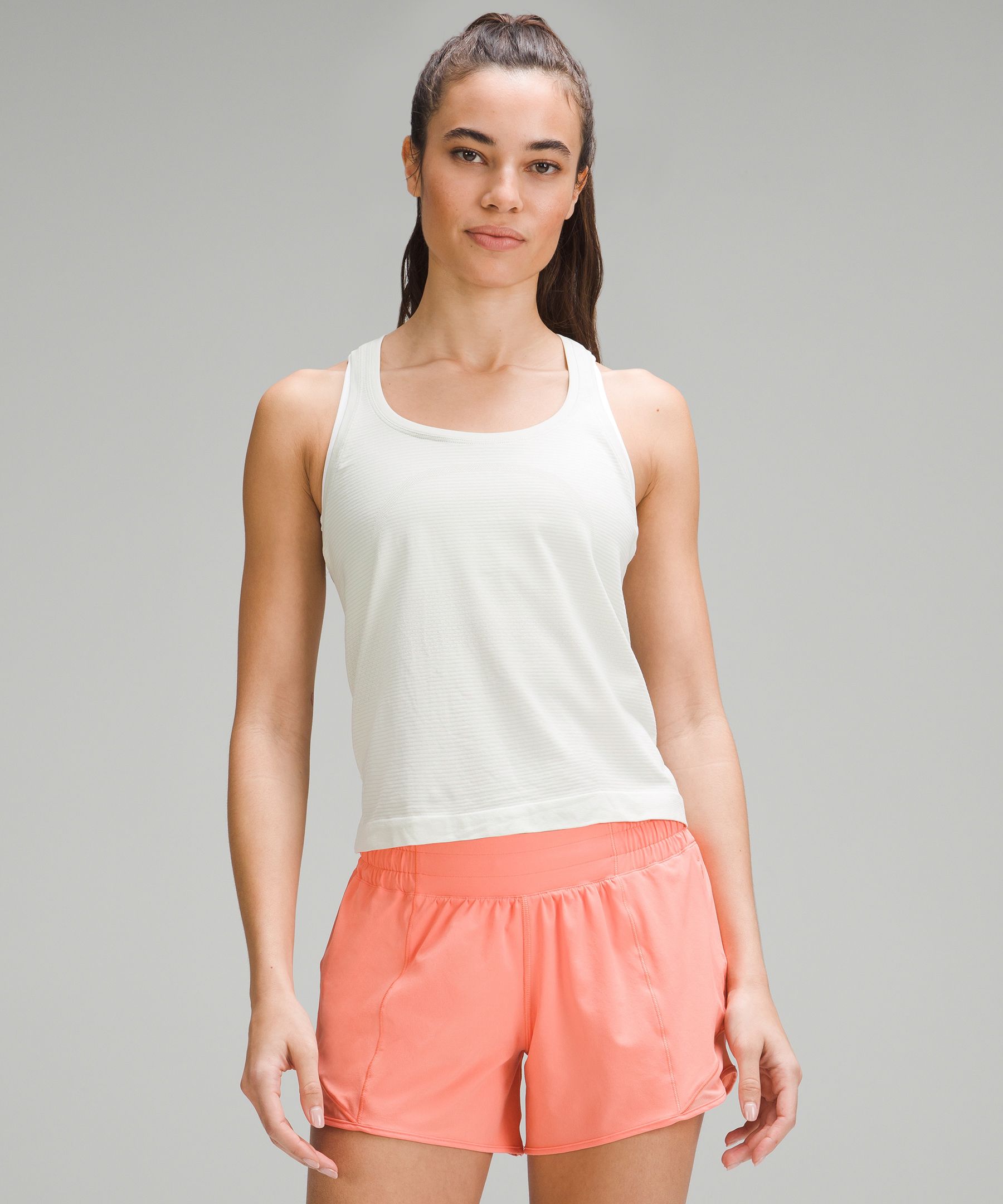 Lululemon Swiftly Tech Racerback Tank Top 2.0 Race Length In Distorted  Noise Creamy Mint/cedar Green