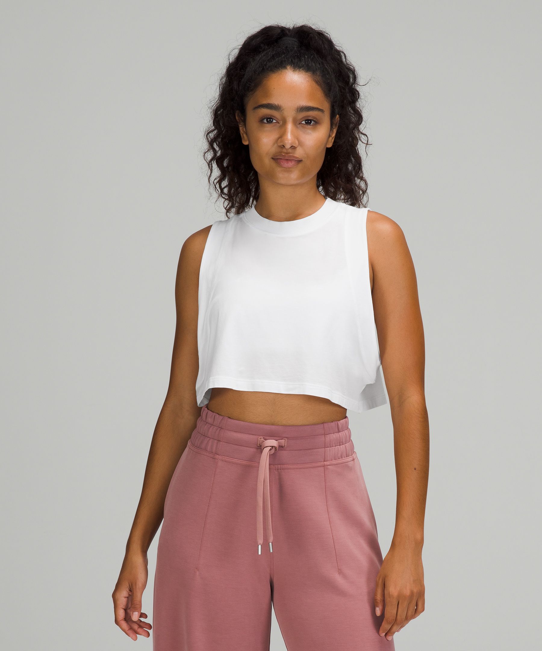 Lululemon All Yours Crop Tank, We've Been Seeing Brown Workout Clothes  Everywhere, and We're Hopping on the Trend
