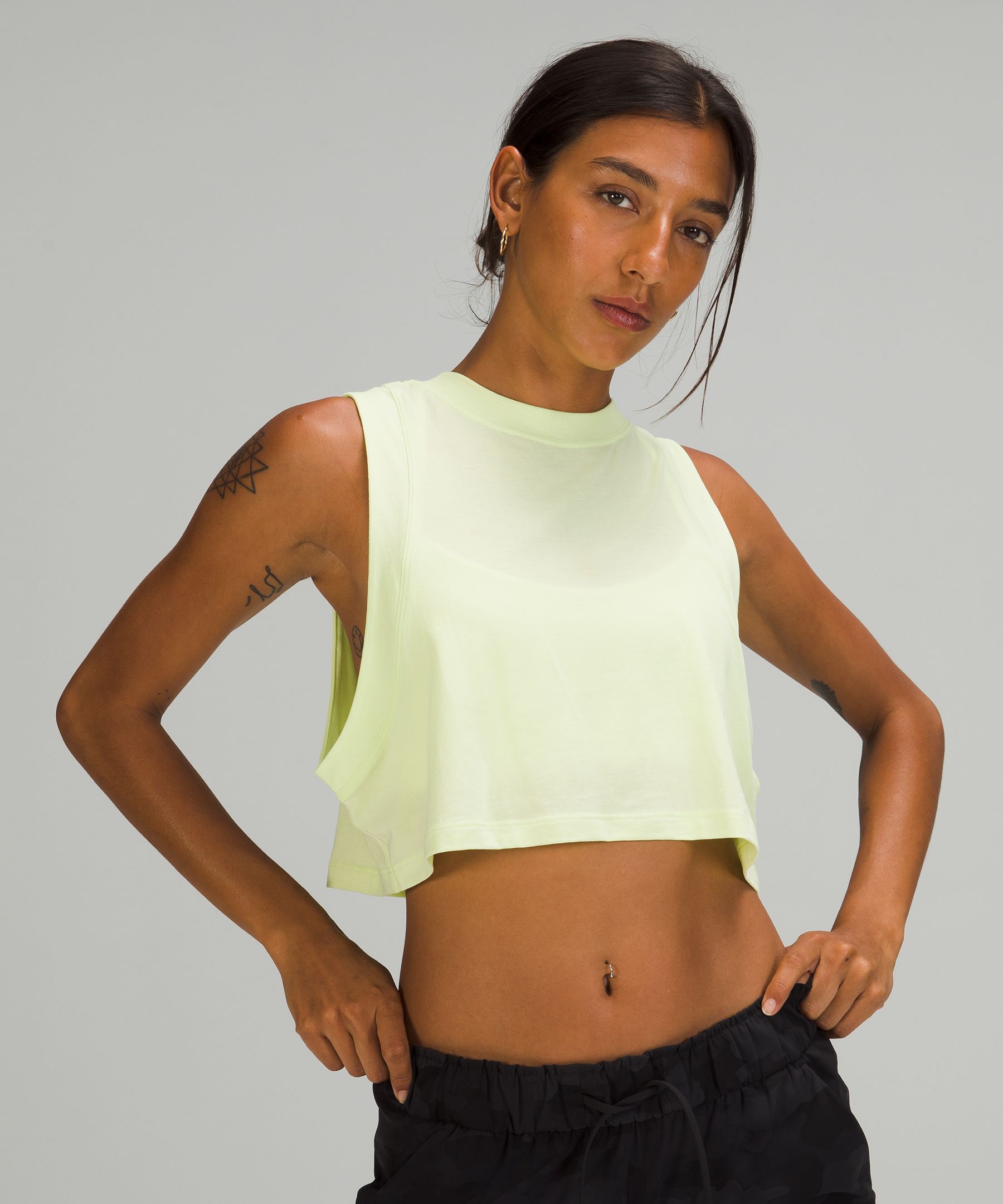 Lululemon All Yours Crop Tank Top Sleeveless  International Society of  Precision Agriculture