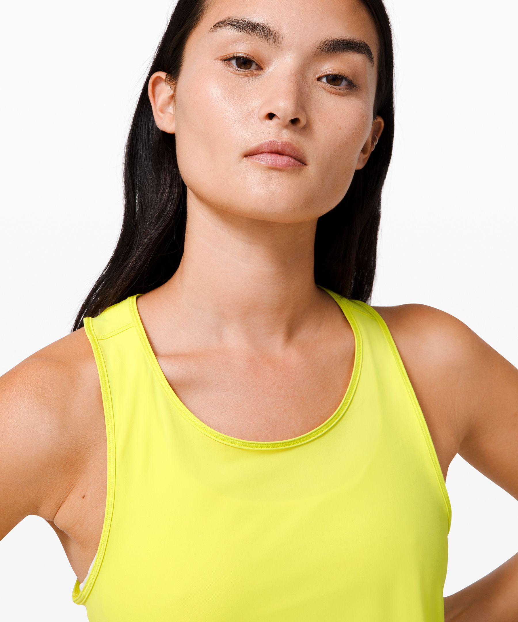 yellow lululemon shirt