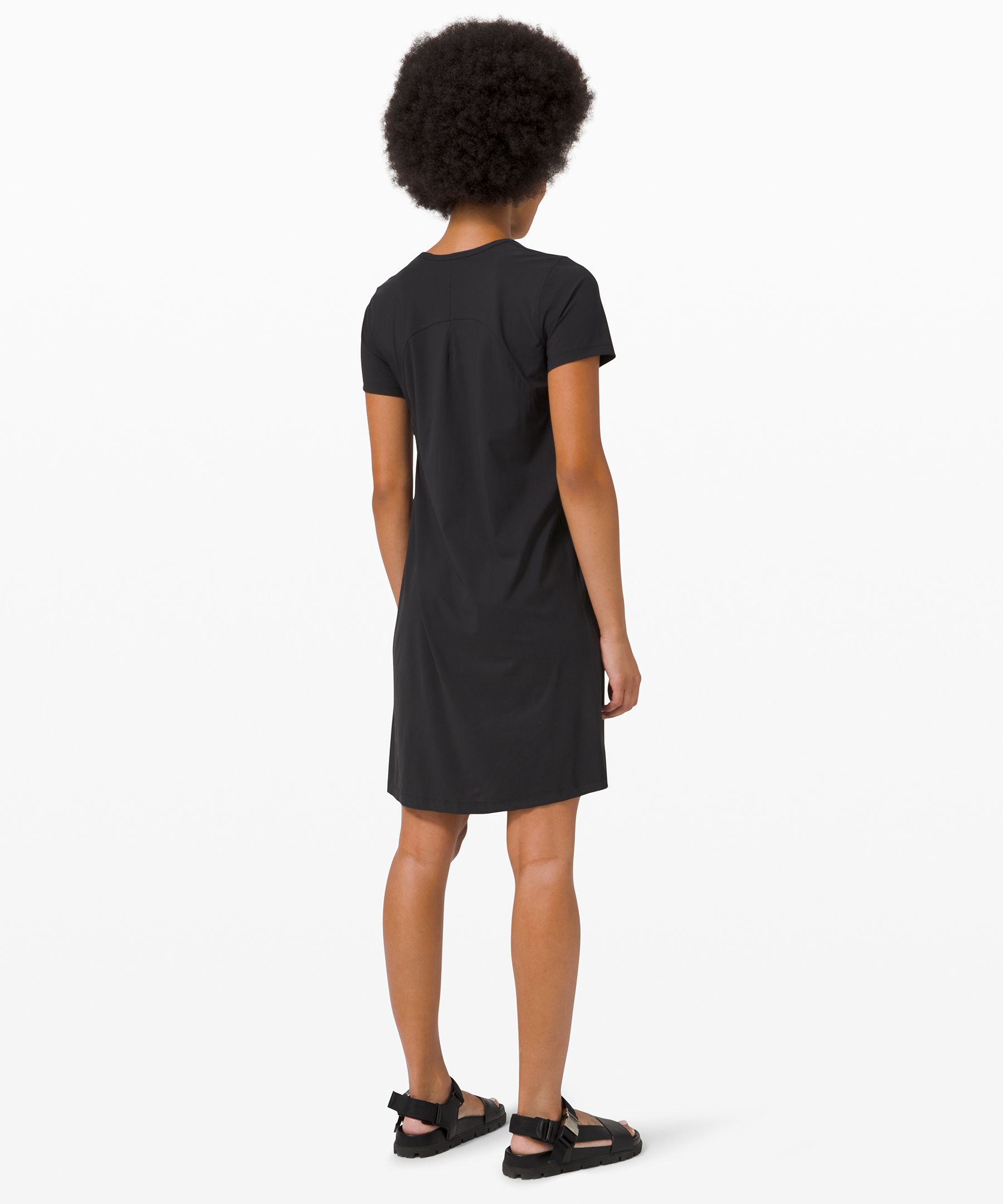 Lululemon Seek Sun Dress - Black - lulu fanatics