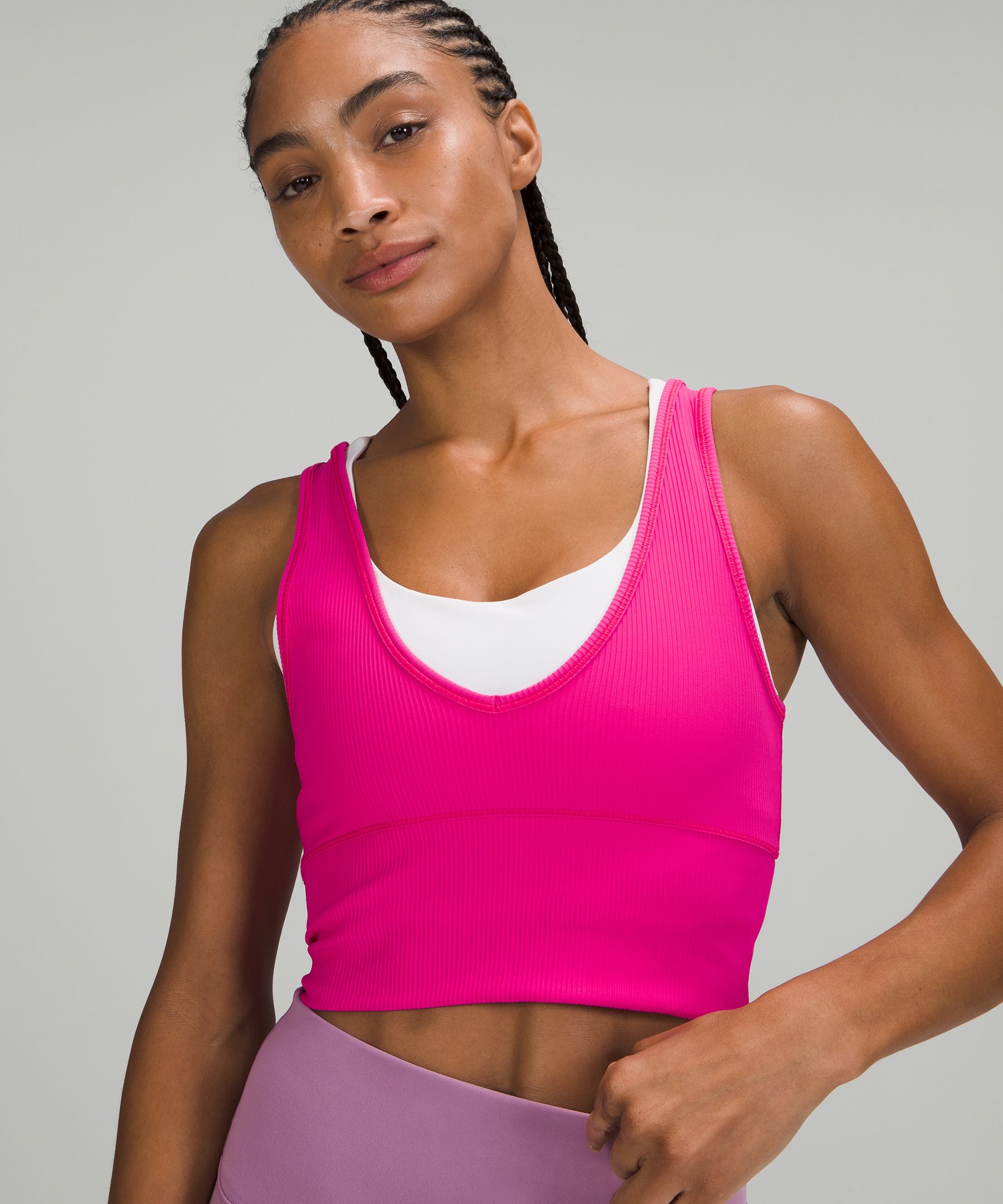 Power Pivot Ribbed Tank Top