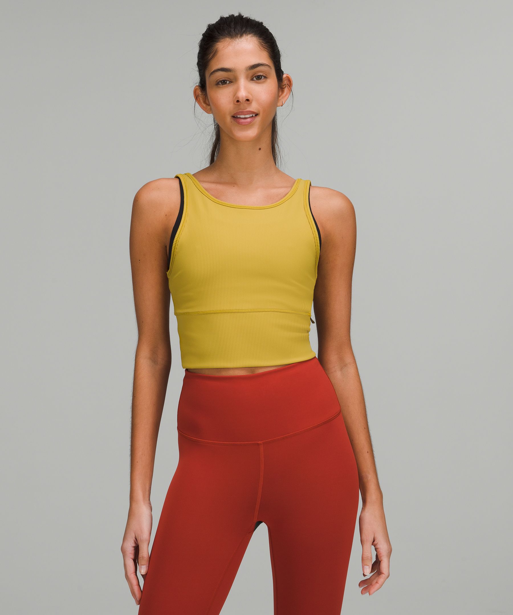 Power Pivot Ribbed Tank Top