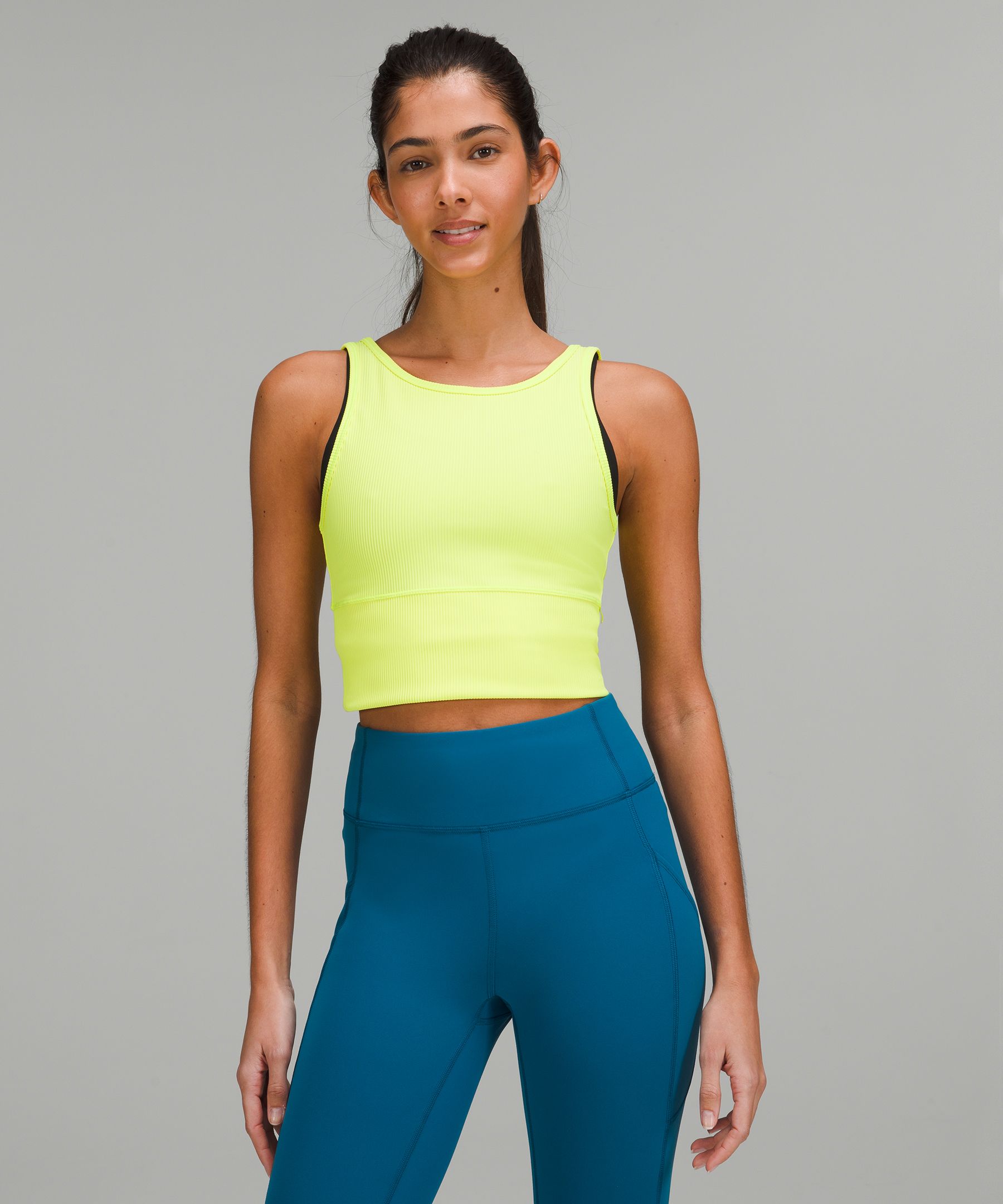 Power Pivot Ribbed Tank Top