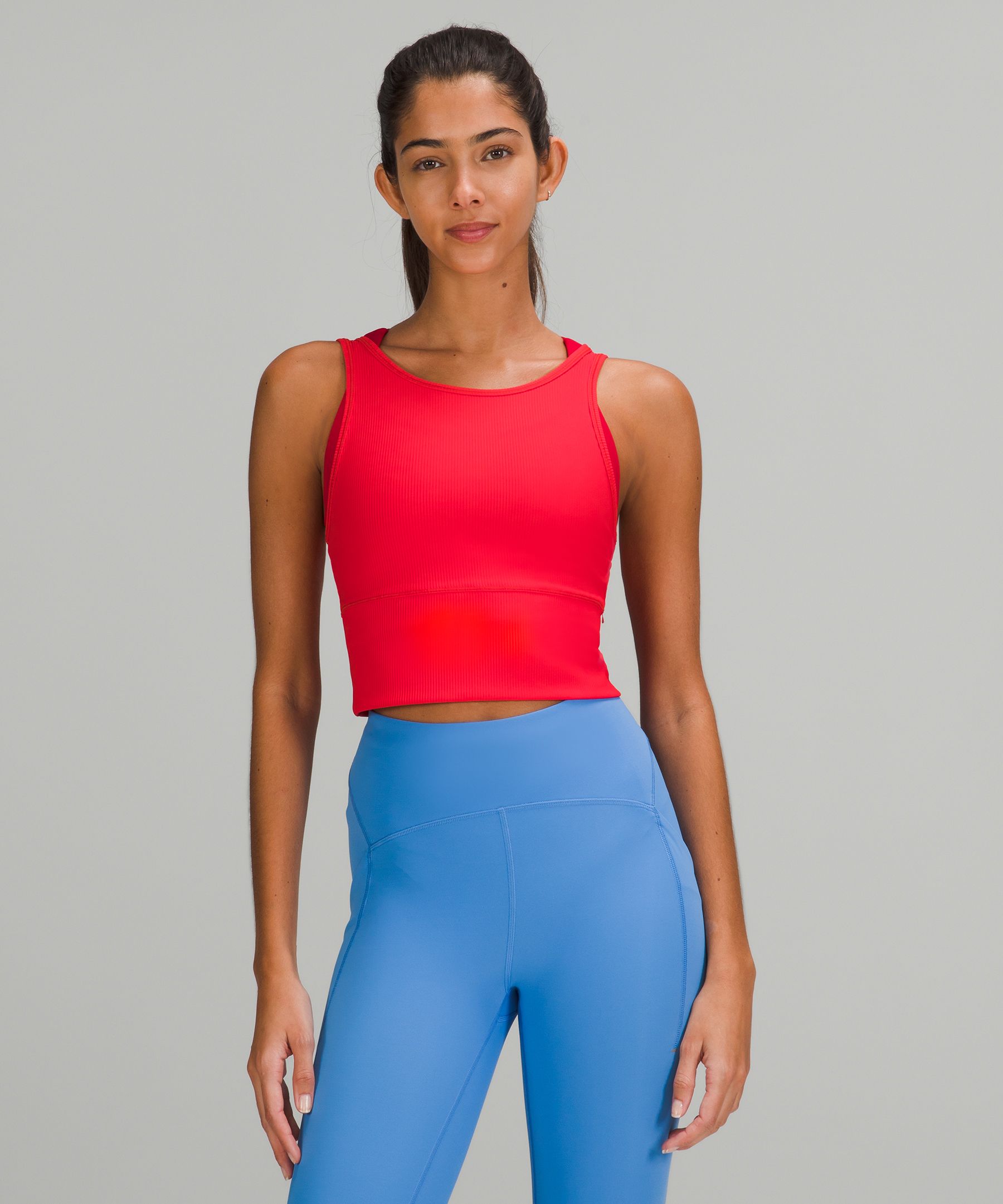 Power Pivot Ribbed Tank Top