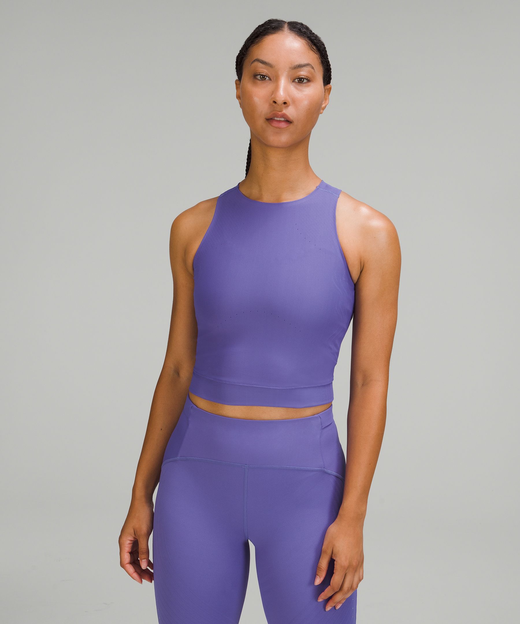 Lululemon Senseknit Running Tank Top In Charged Indigo