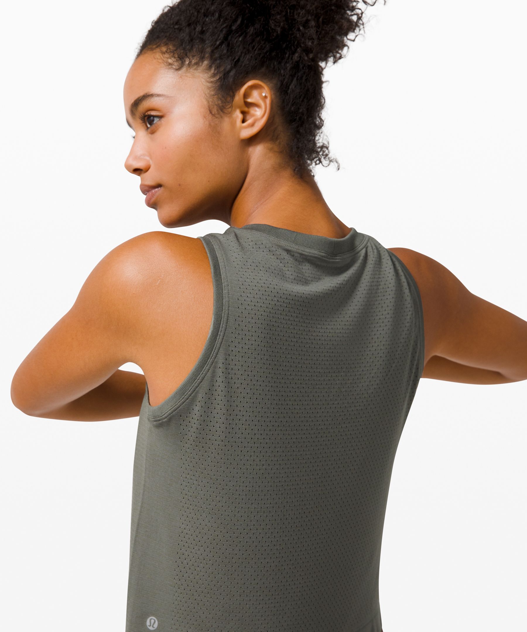 Swiftly Breathe Relaxed-Fit Crop Tank Top