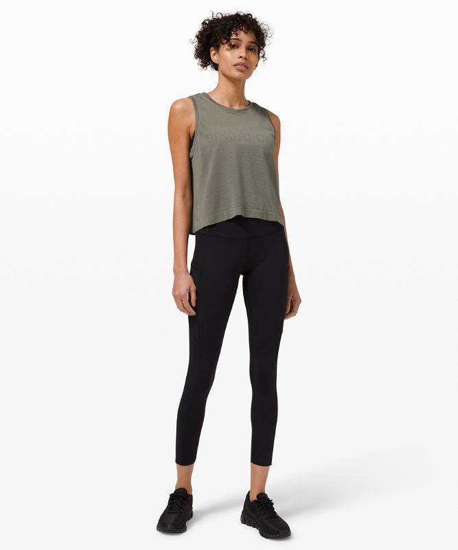 Swiftly Breathe Relaxed-Fit Crop Tank Top