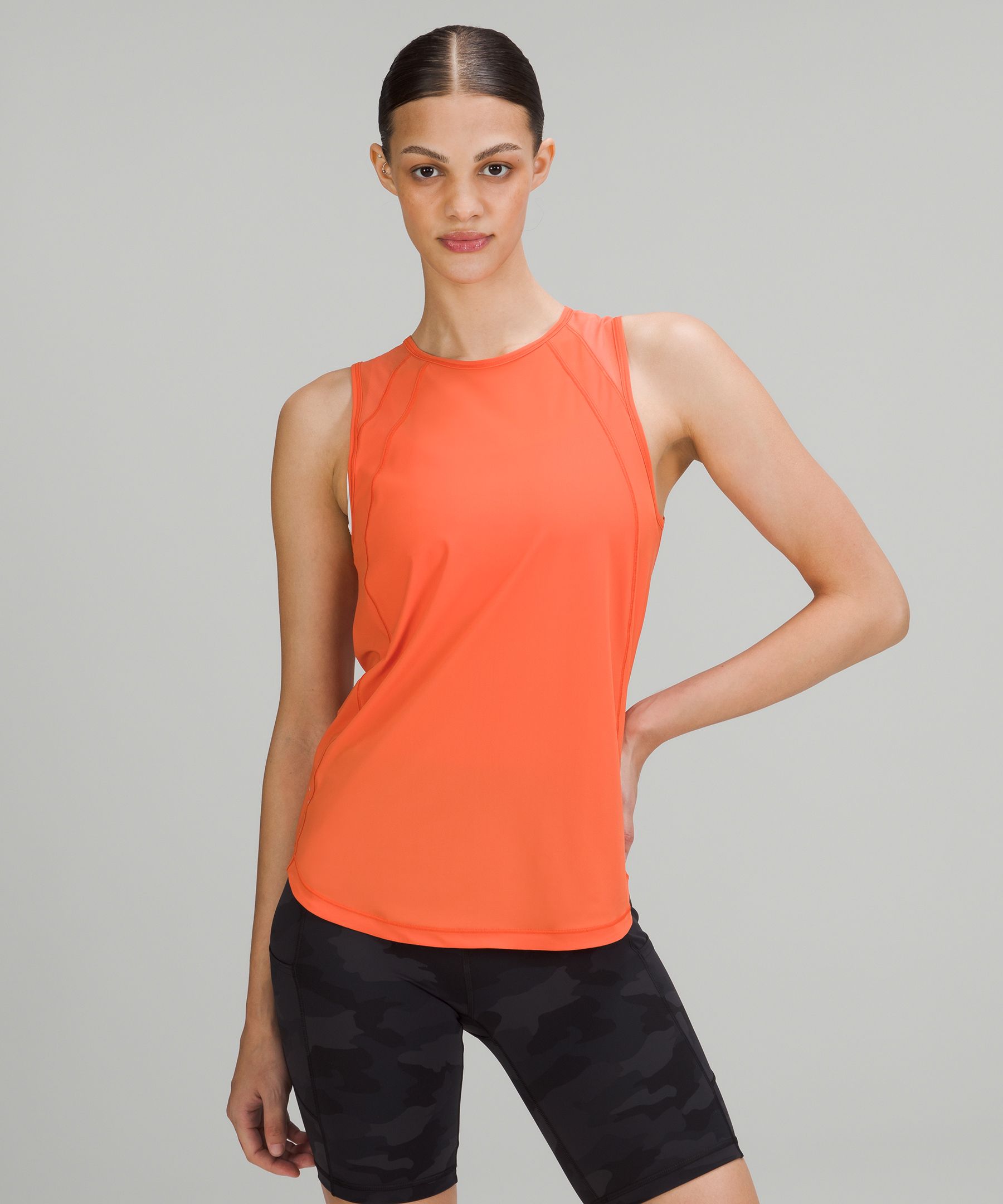 Lululemon Sculpt Tank Top In Warm Coral