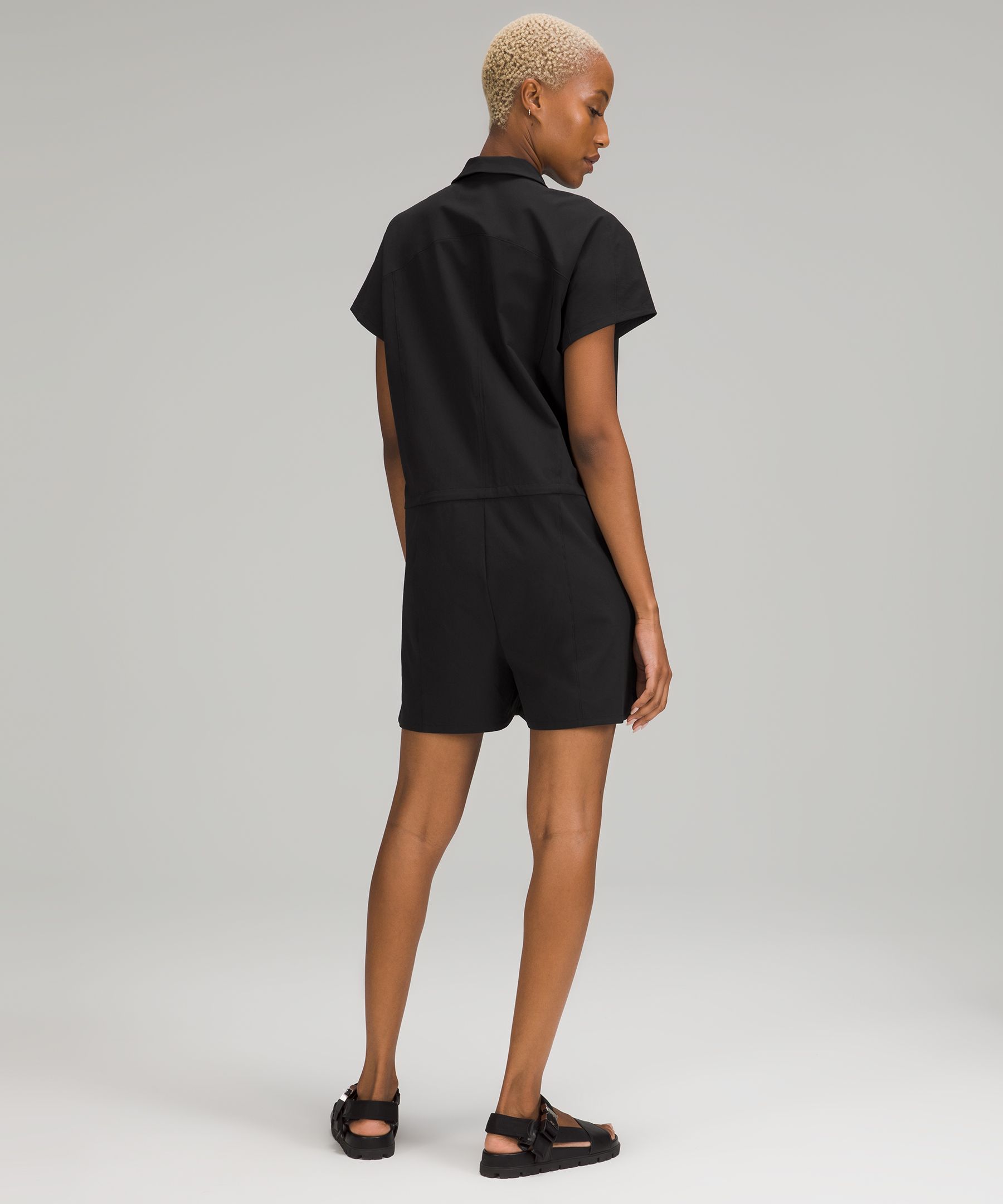 Lululemon Stretch Rib Pocketed Romper, Women's Fashion, Activewear