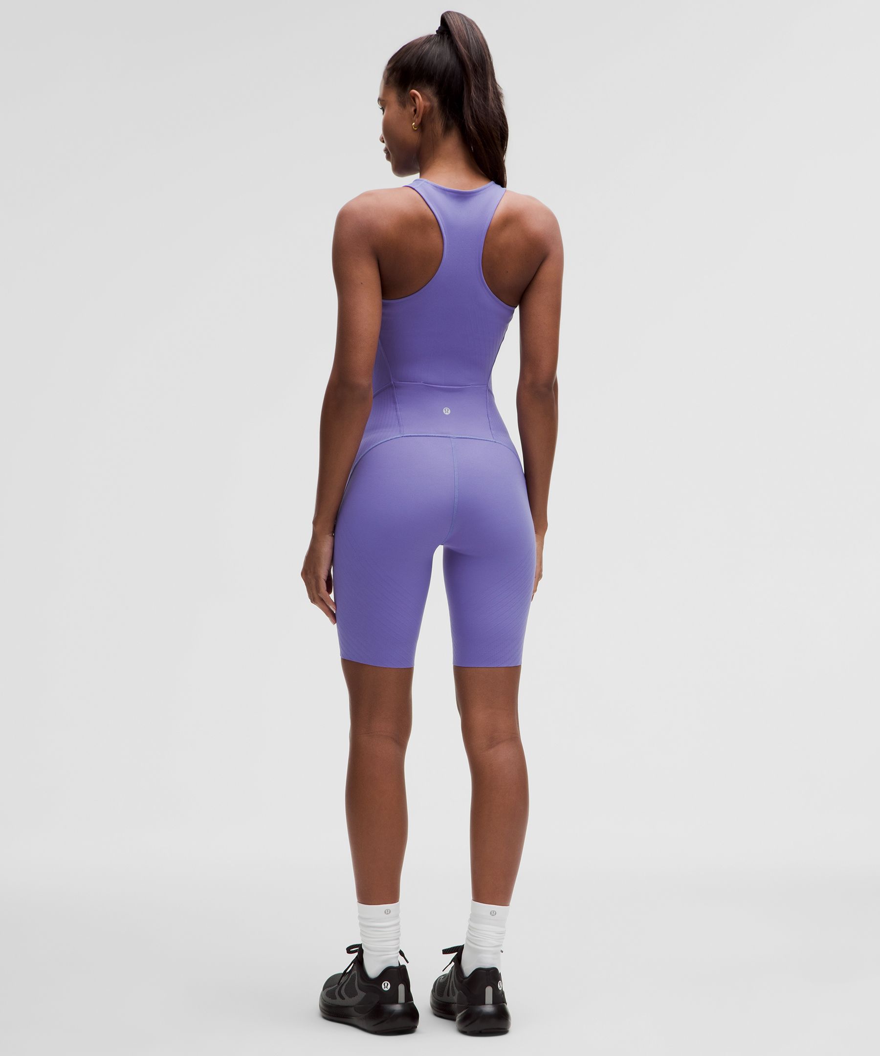 Shop Lululemon Senseknit Running One-piece In Charged Indigo