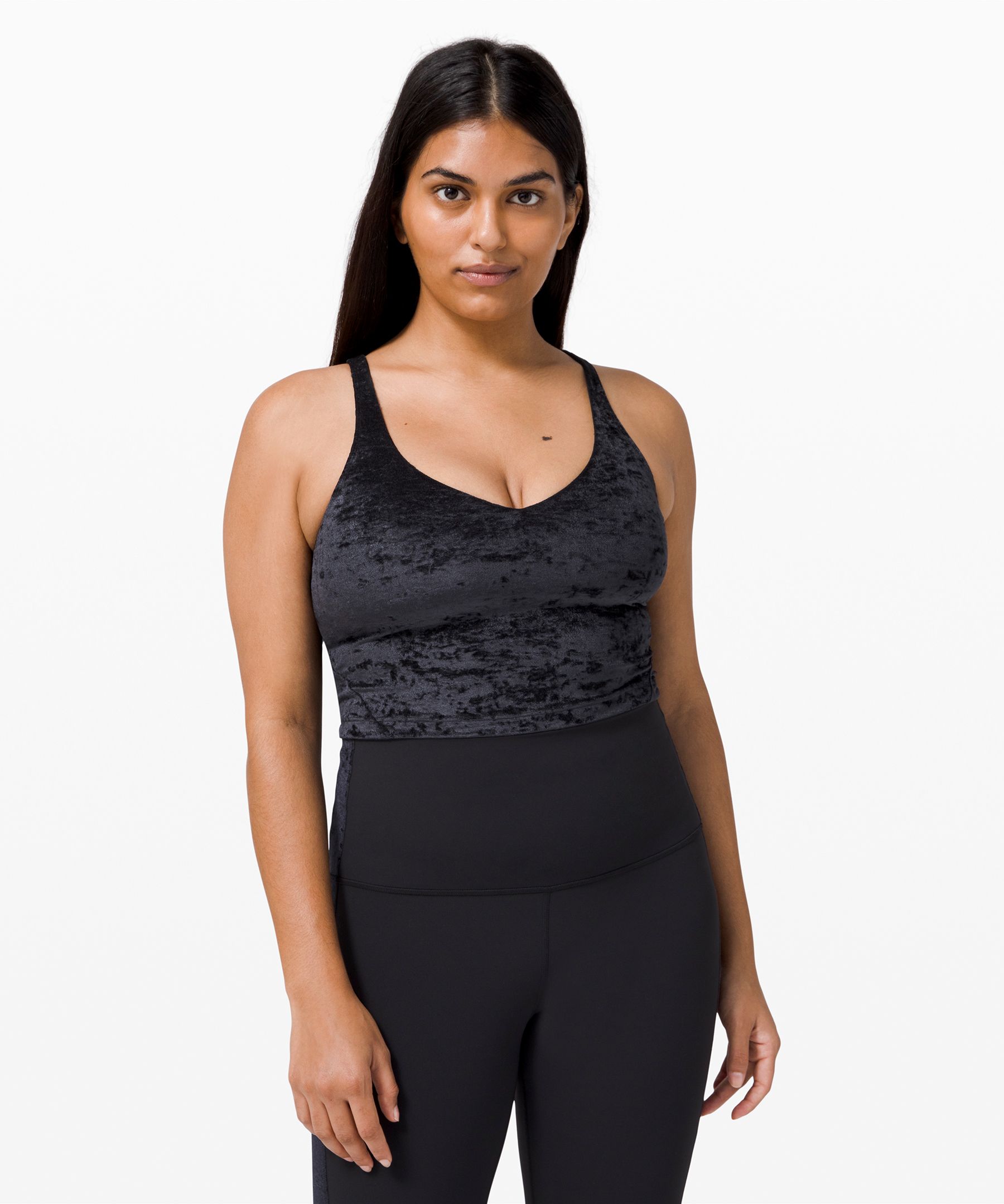 Everlux and Mesh Cropped Tank Top
