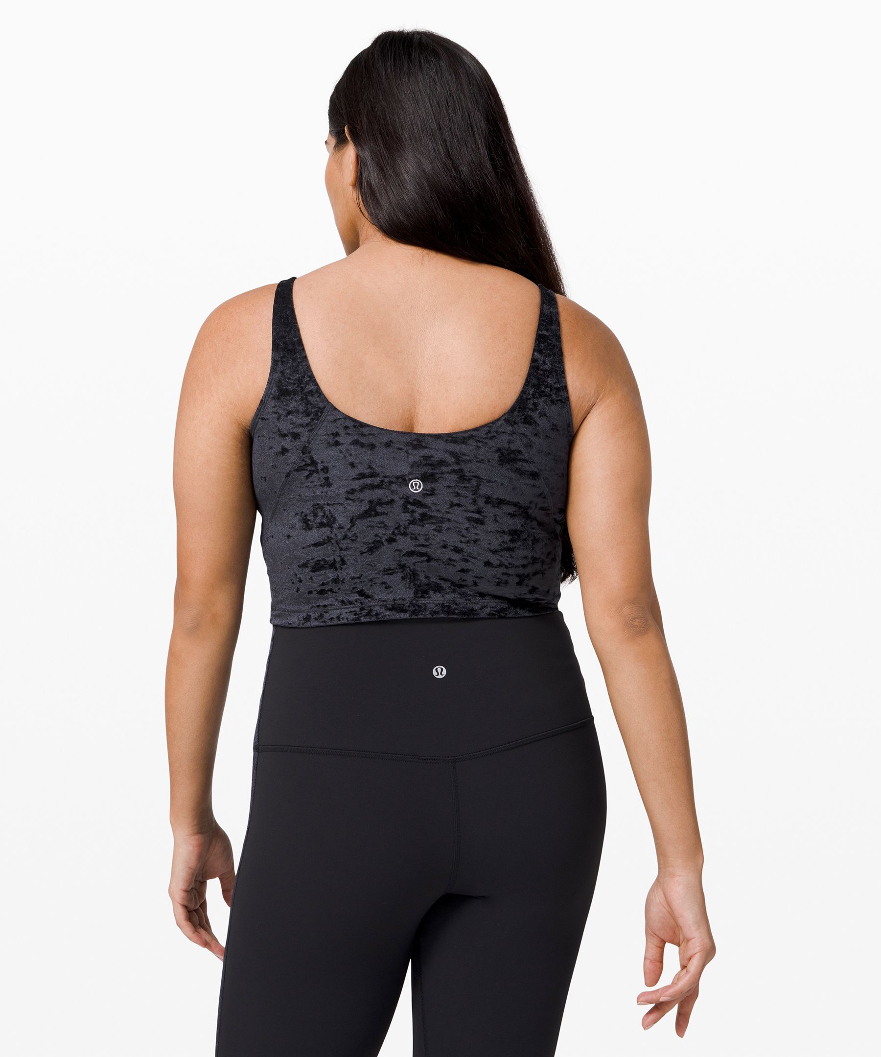 Everlux™ and Mesh Cropped Tank Top