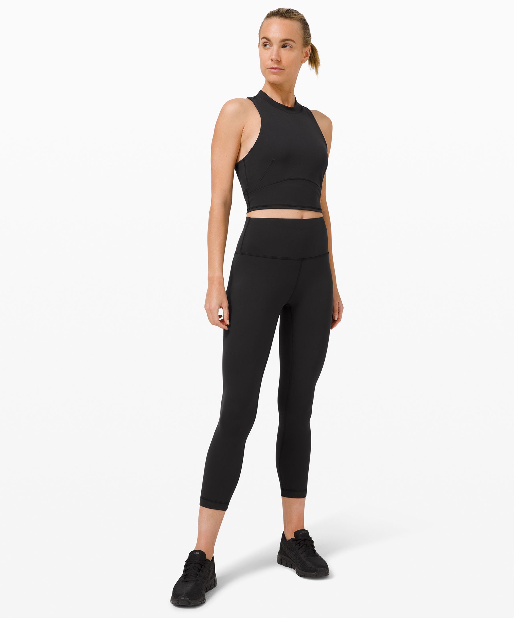 Buy Lululemon Everlux™ And Mesh Cropped Short Sleeve Shirt