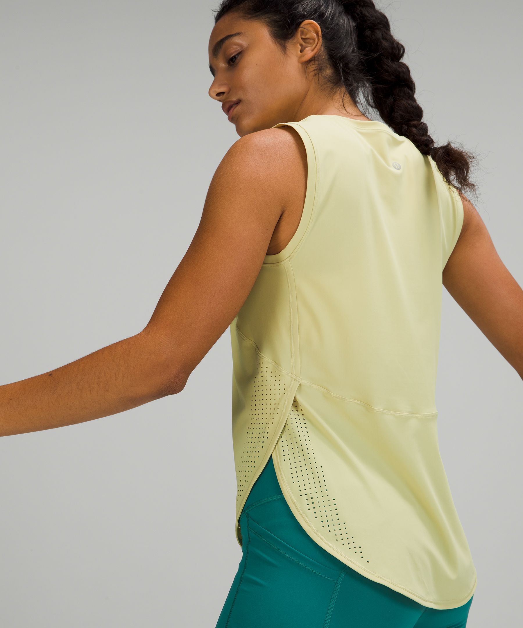 High Neck Split Hem Run Tank Tanks Lululemon AU