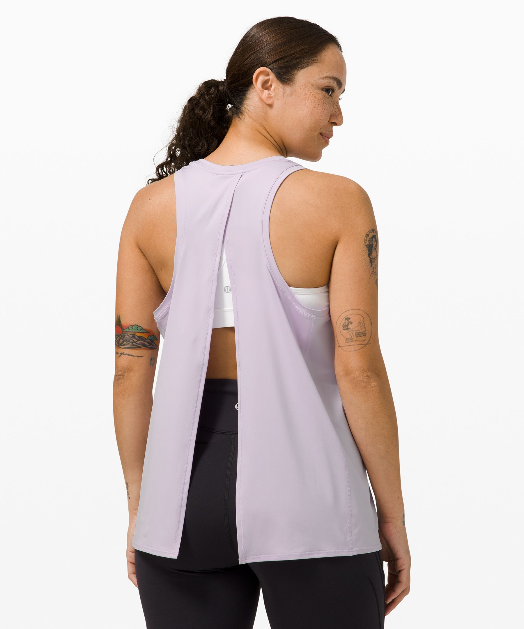 lululemon front tie shirt