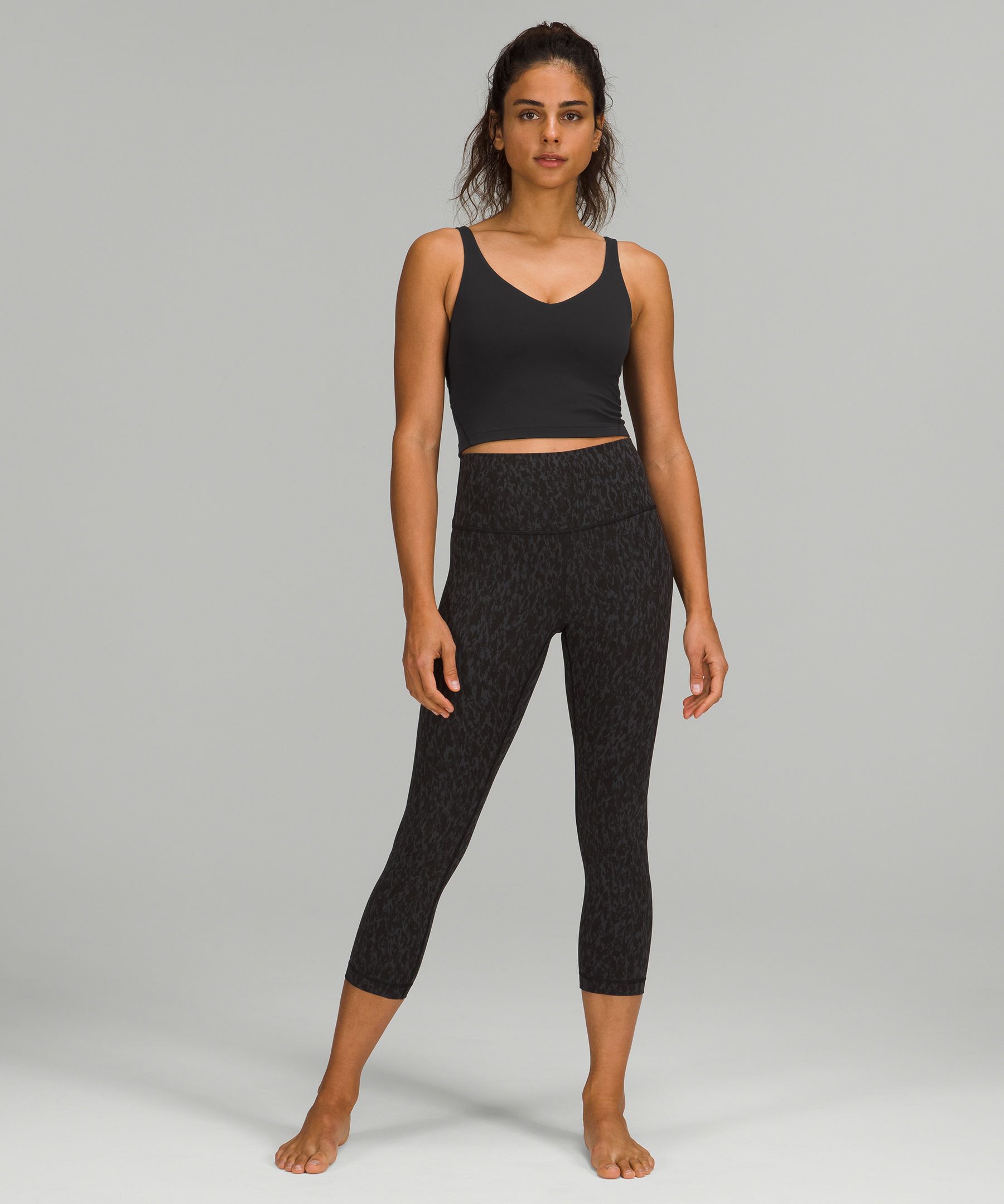 Lululemon Align™ Ribbed Tank Top Shine - Black Radiate Transparent Foil