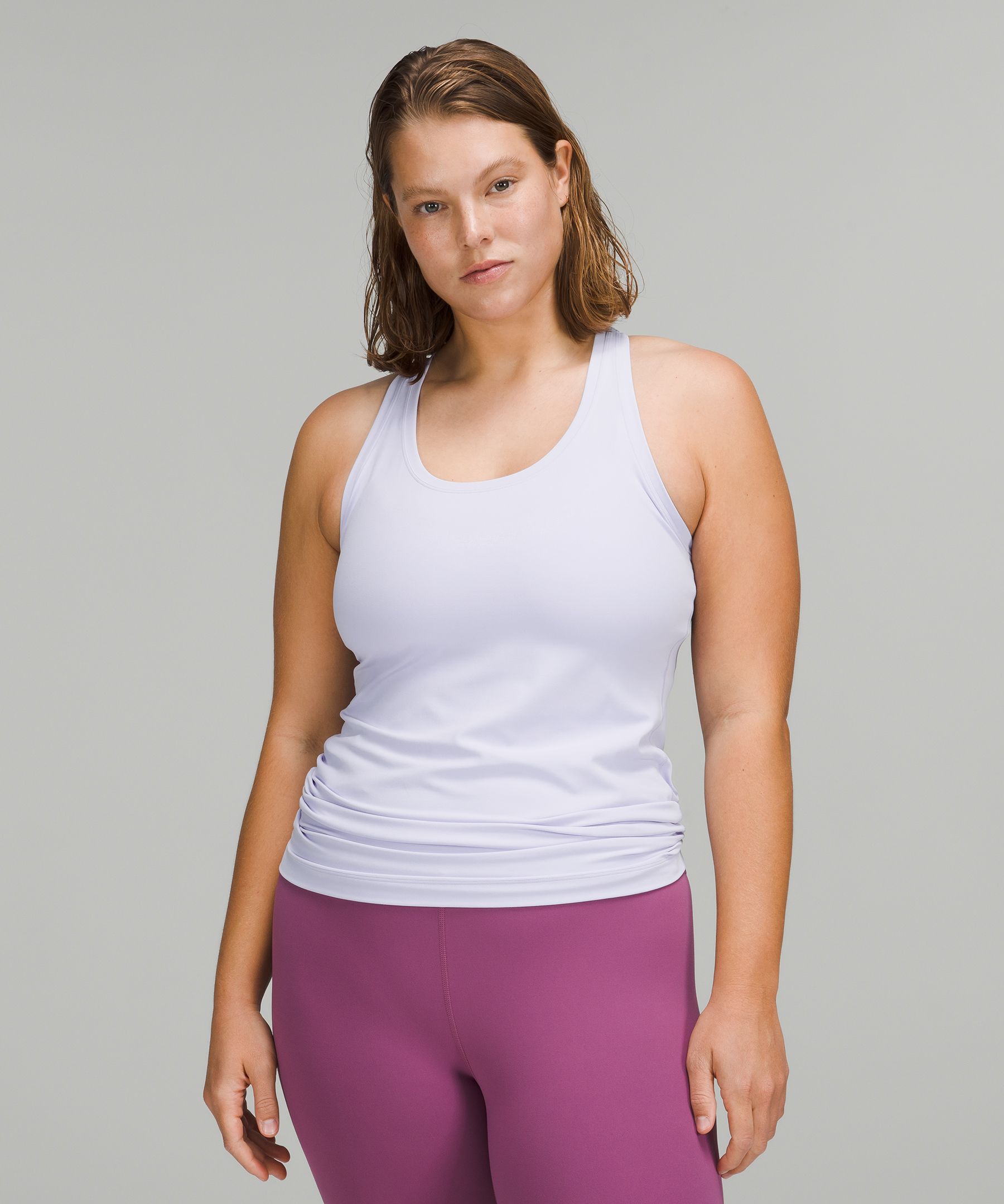 Lululemon Cool Racerback Tank Top Nulu In White