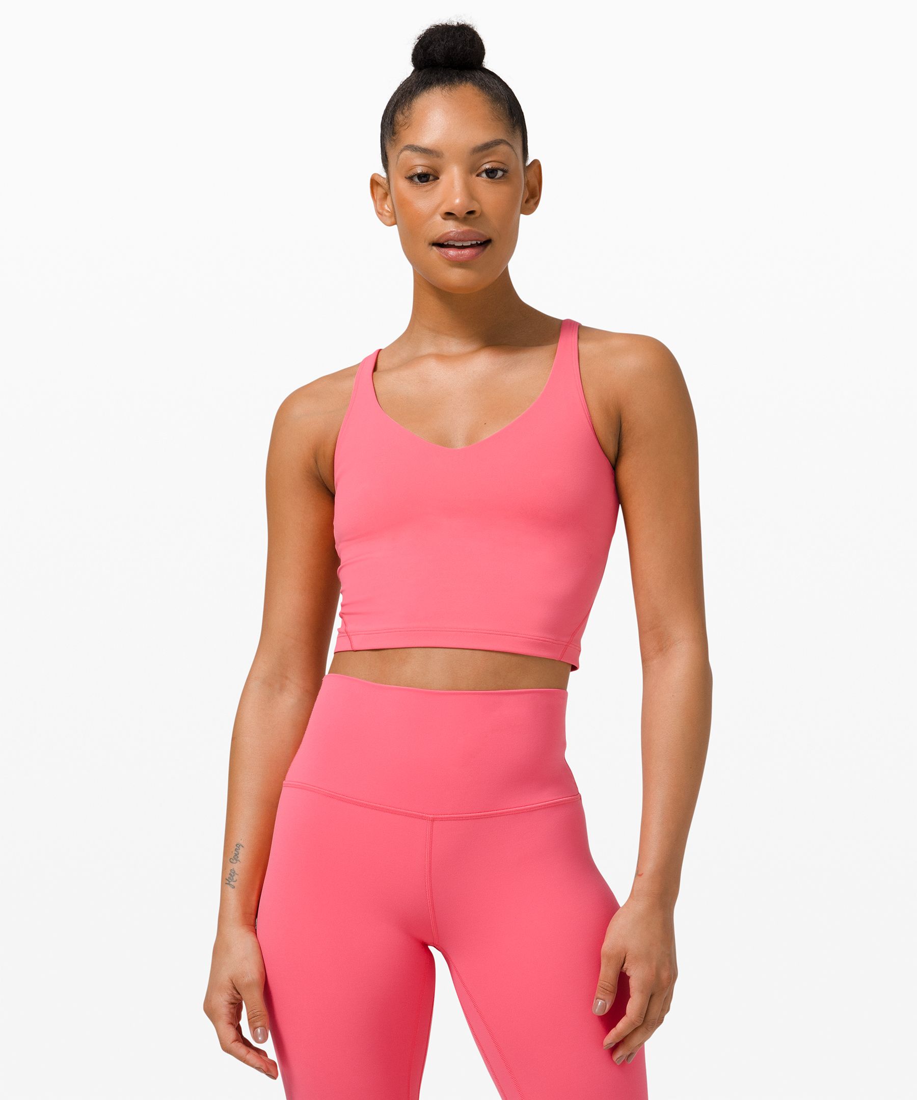 lululemon pink tank top