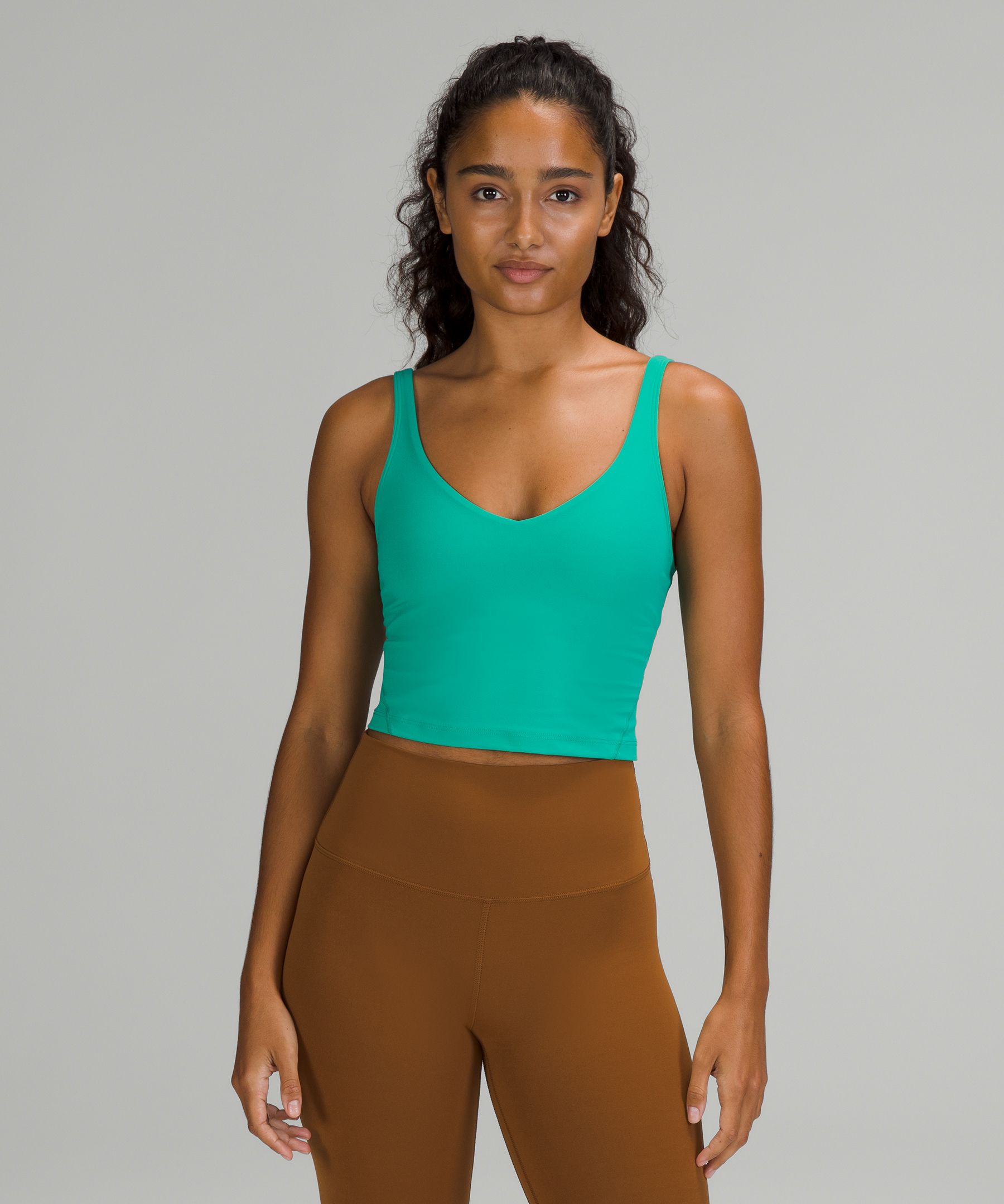 Lululemon Align Waist-Length Tank Top - Everglade Green - lulu