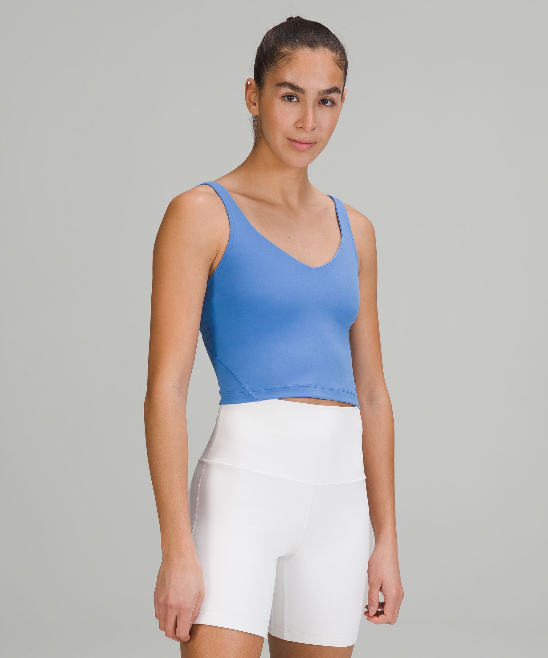 Lululemon Align™ Cropped Tank Top In Blue Nile