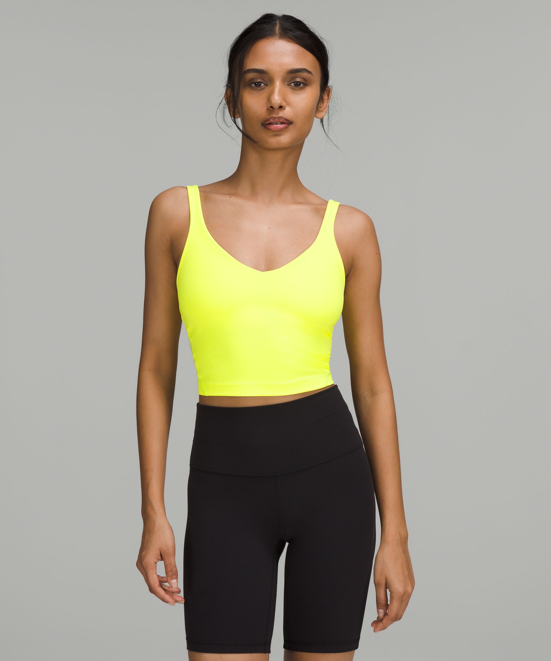 Lululemon Align Cropped Tank Top In White