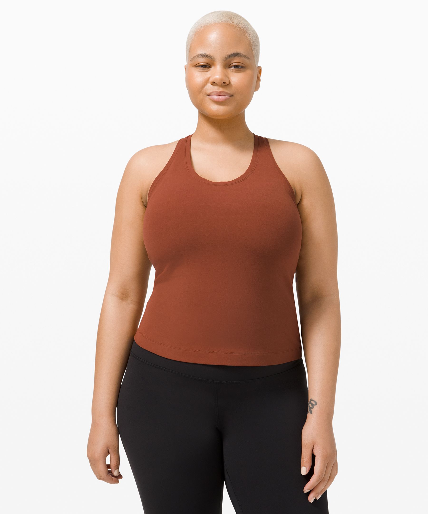 Lululemon Cool Racerback Ii *race Length In Brown