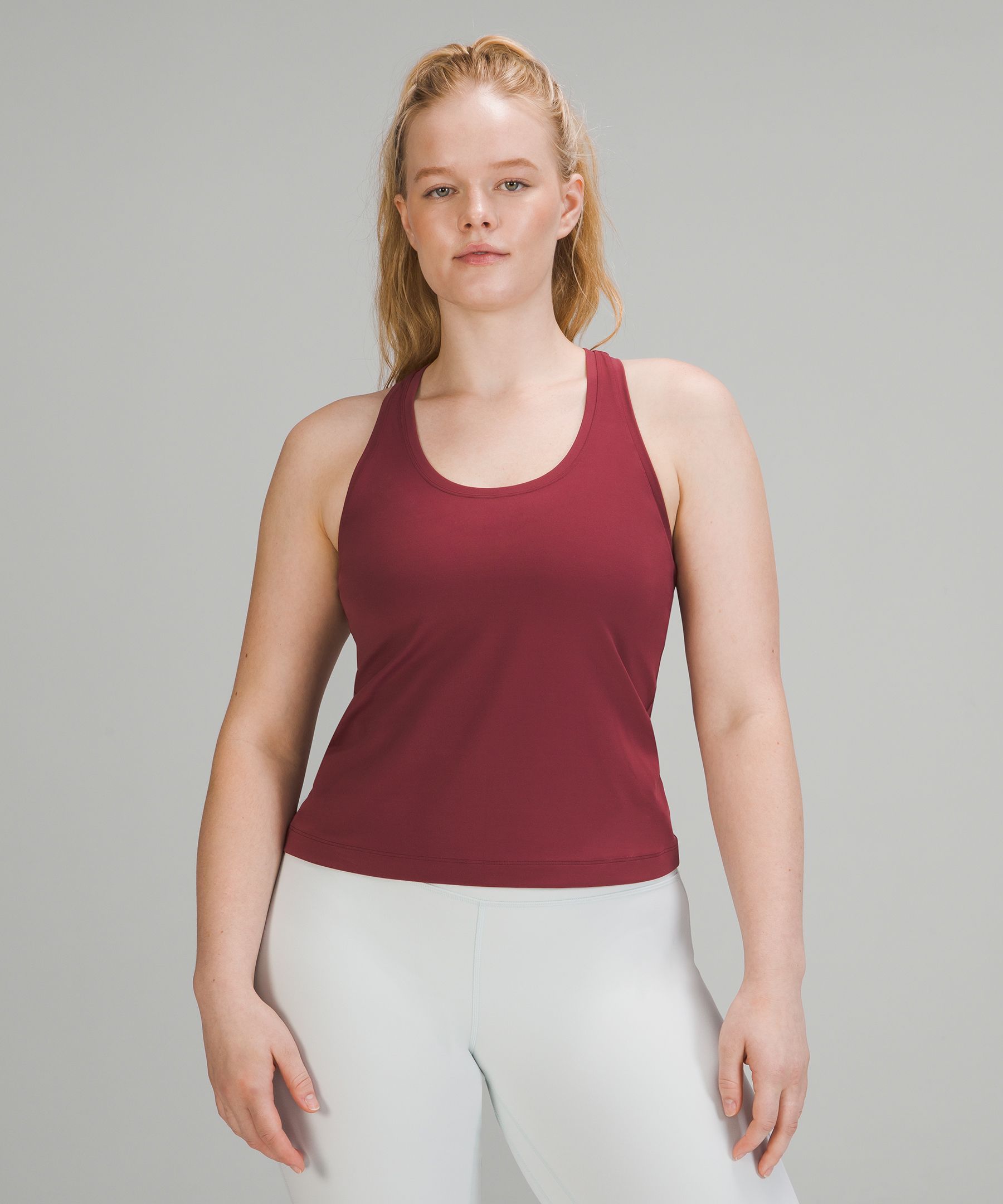 Lululemon Cool Racerback Short Tank Top *Nulu - Date Brown - lulu fanatics