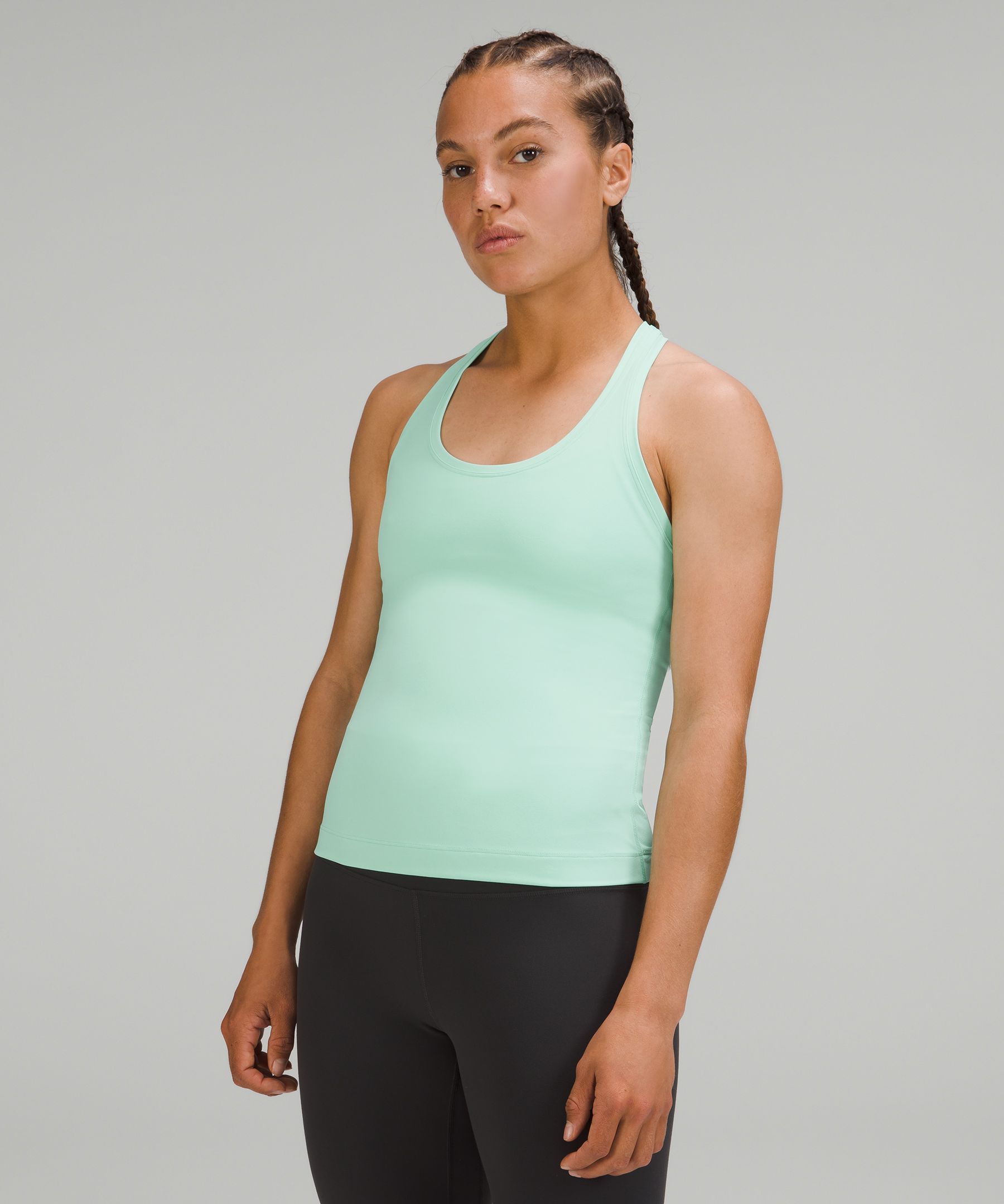 Lululemon Tank Tops For Sales - Everglade Green Womens Cool RB