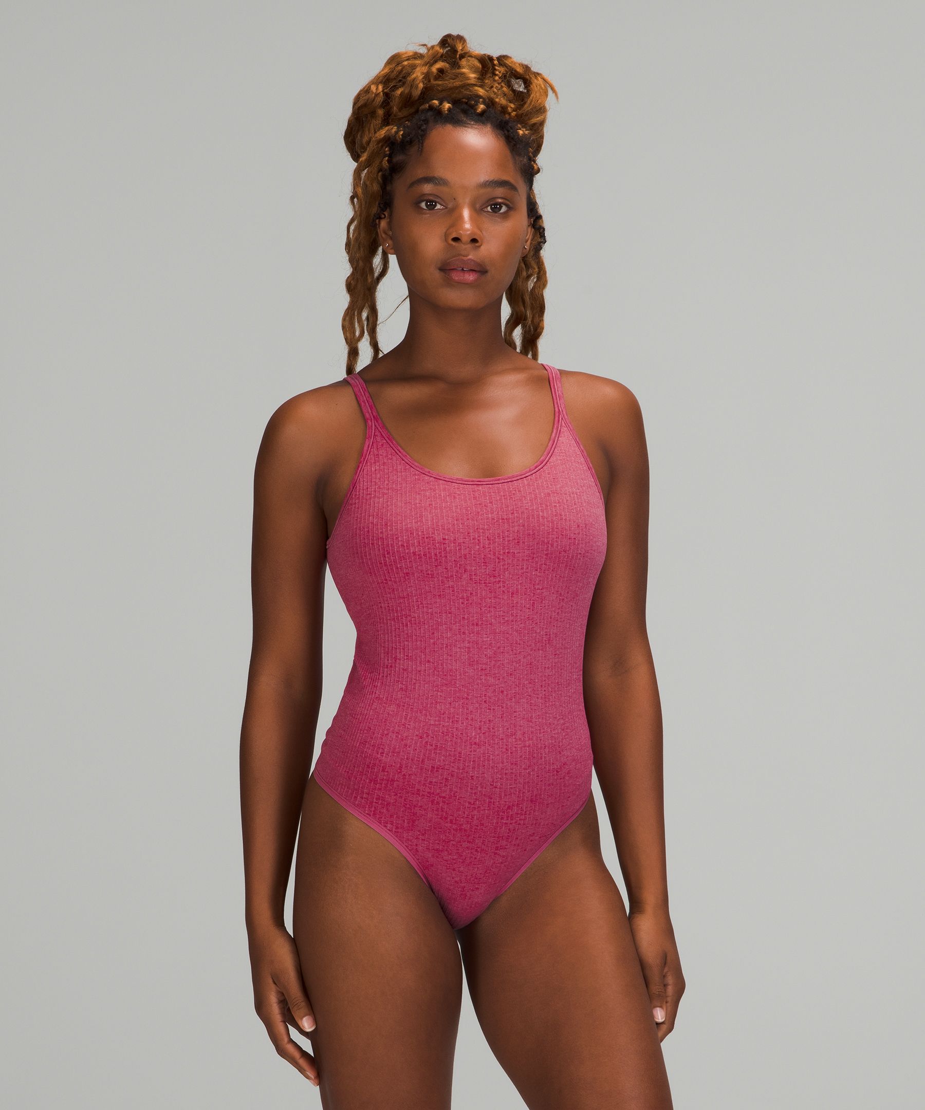 Lululemon Ebb to Street Bodysuit *Light Support, B/C Cups - Copper Brown -  lulu fanatics