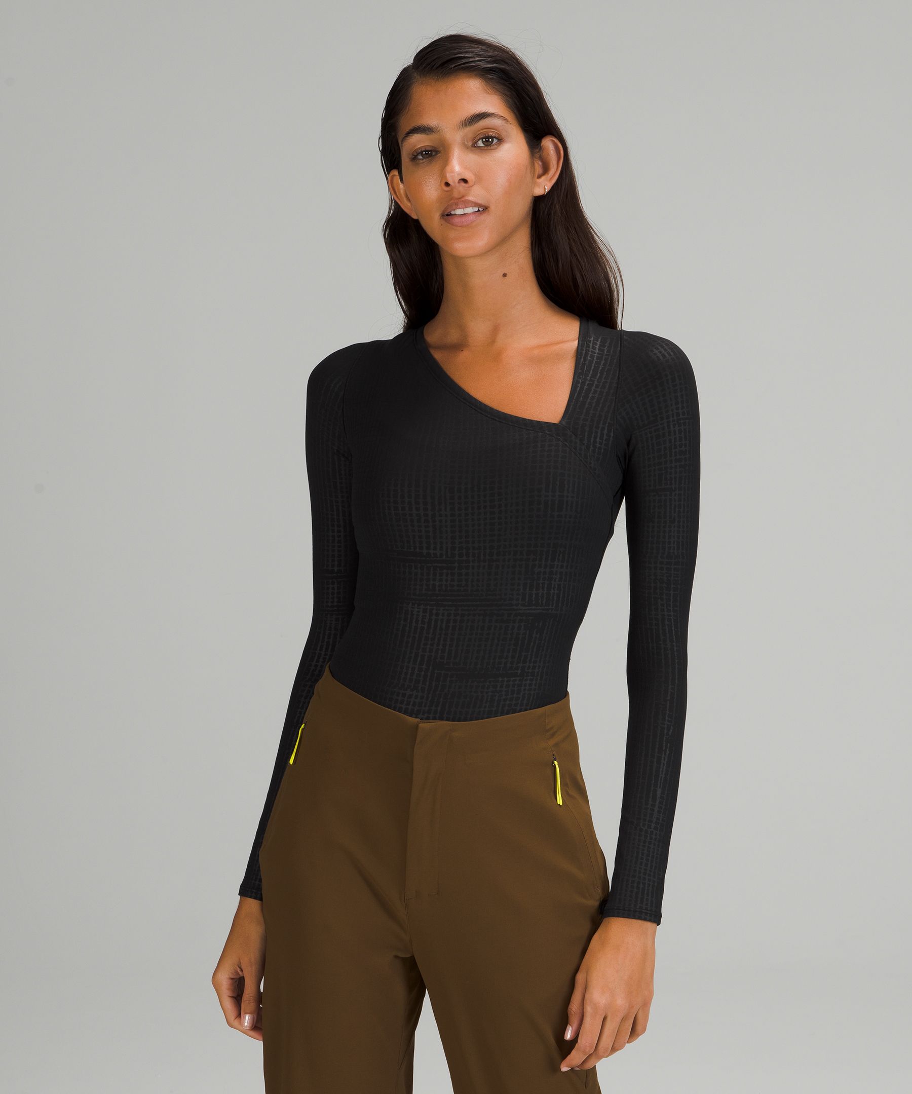 lululemon lab Asymmetrical Long Sleeve Bodysuit Lululemon FR