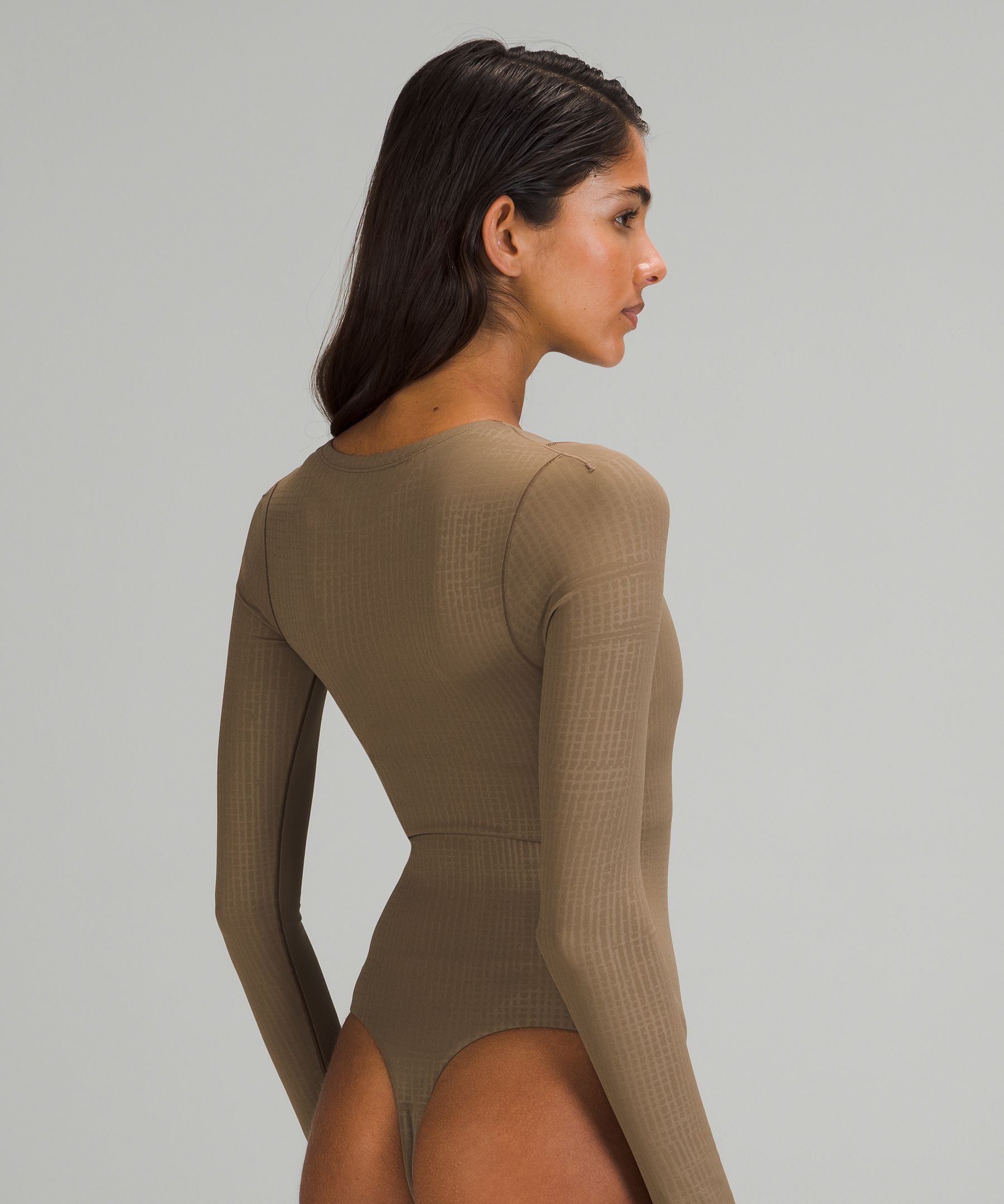 lululemon lab Asymmetrical Long Sleeve Bodysuit Lululemon DE