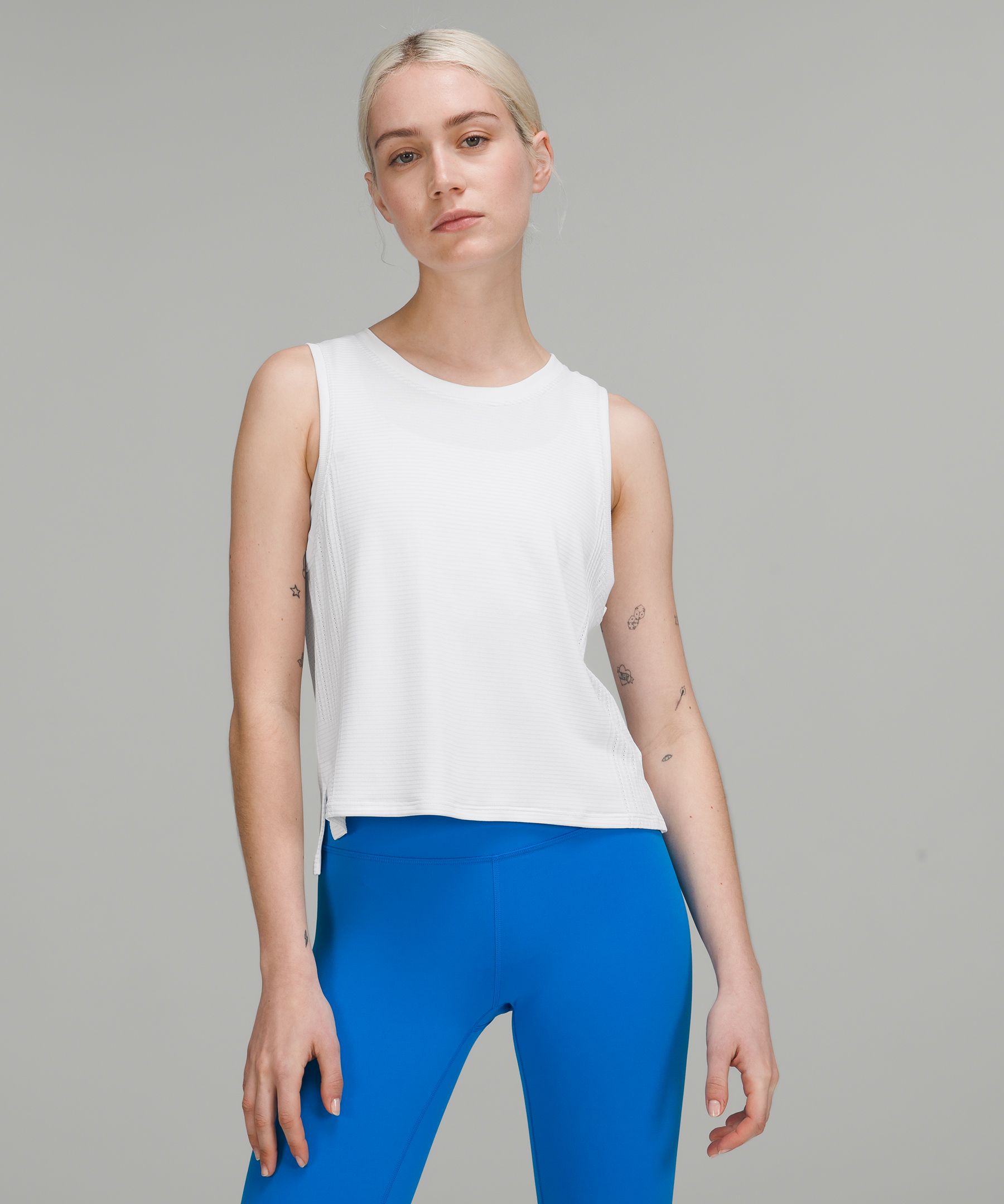 Lululemon Train to Be Tank Top - Capture Blue / Capture Blue