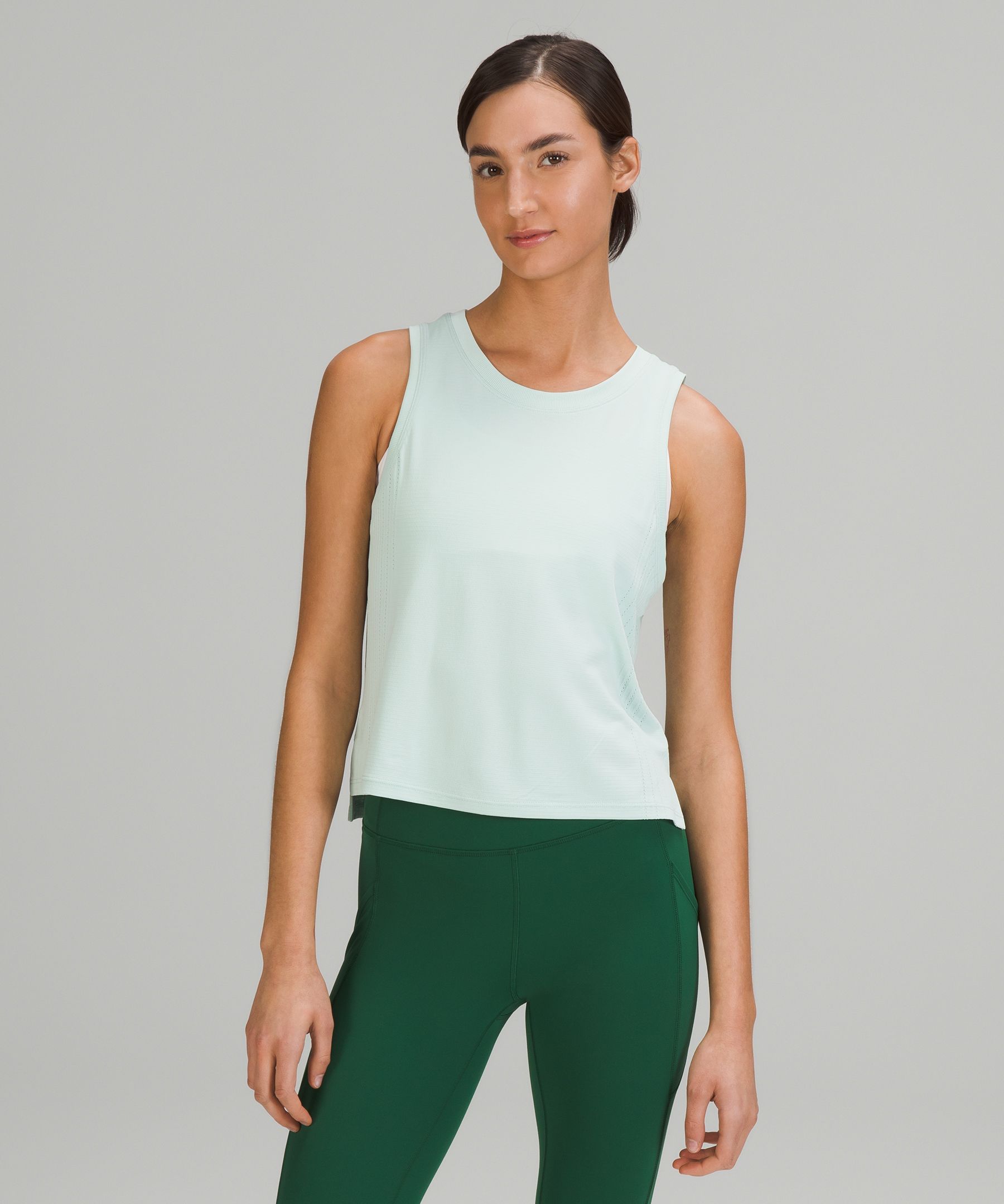 Lululemon Train To Be Tank Top In Capture Blue/capture Blue