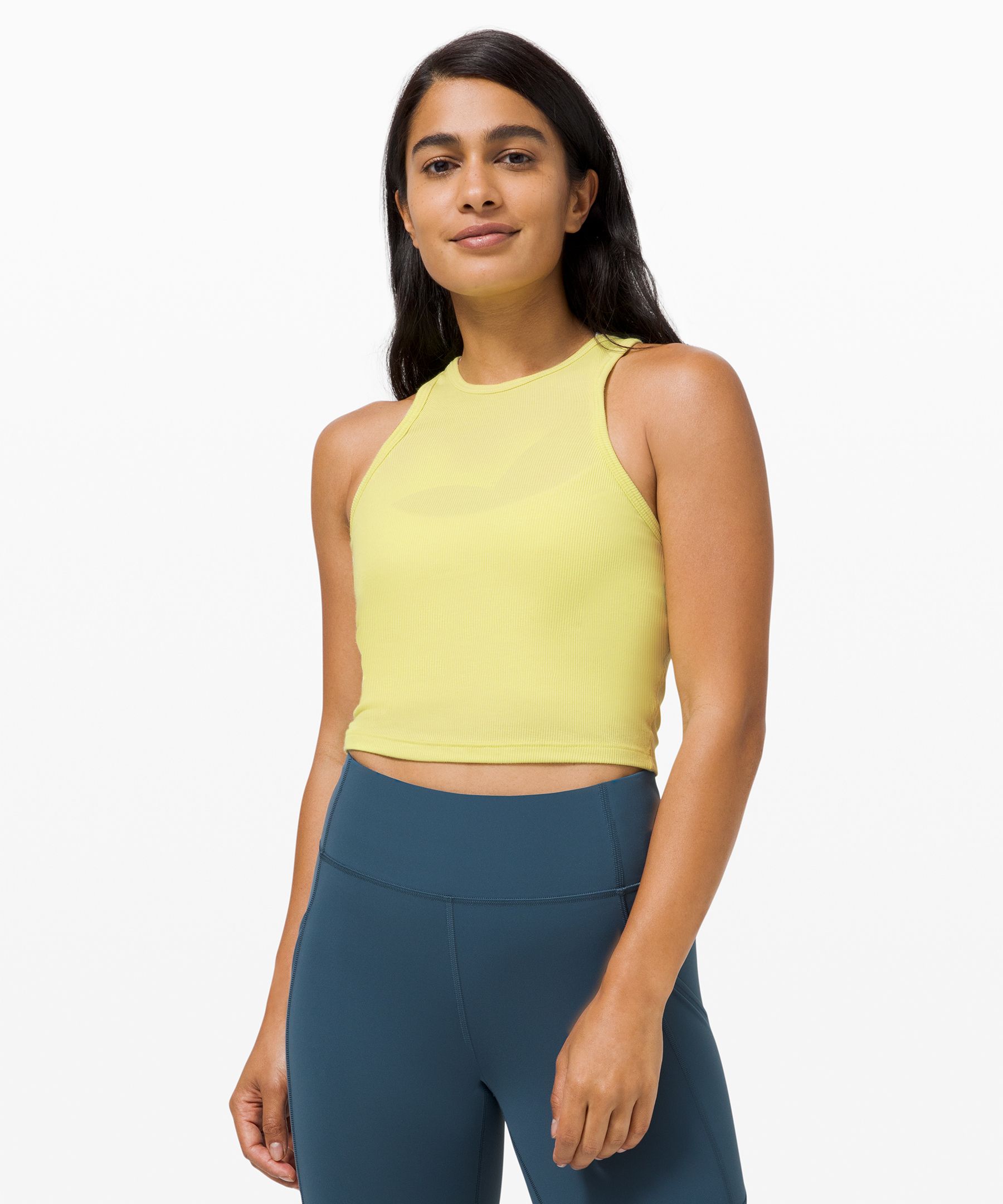 lululemon yellow tank