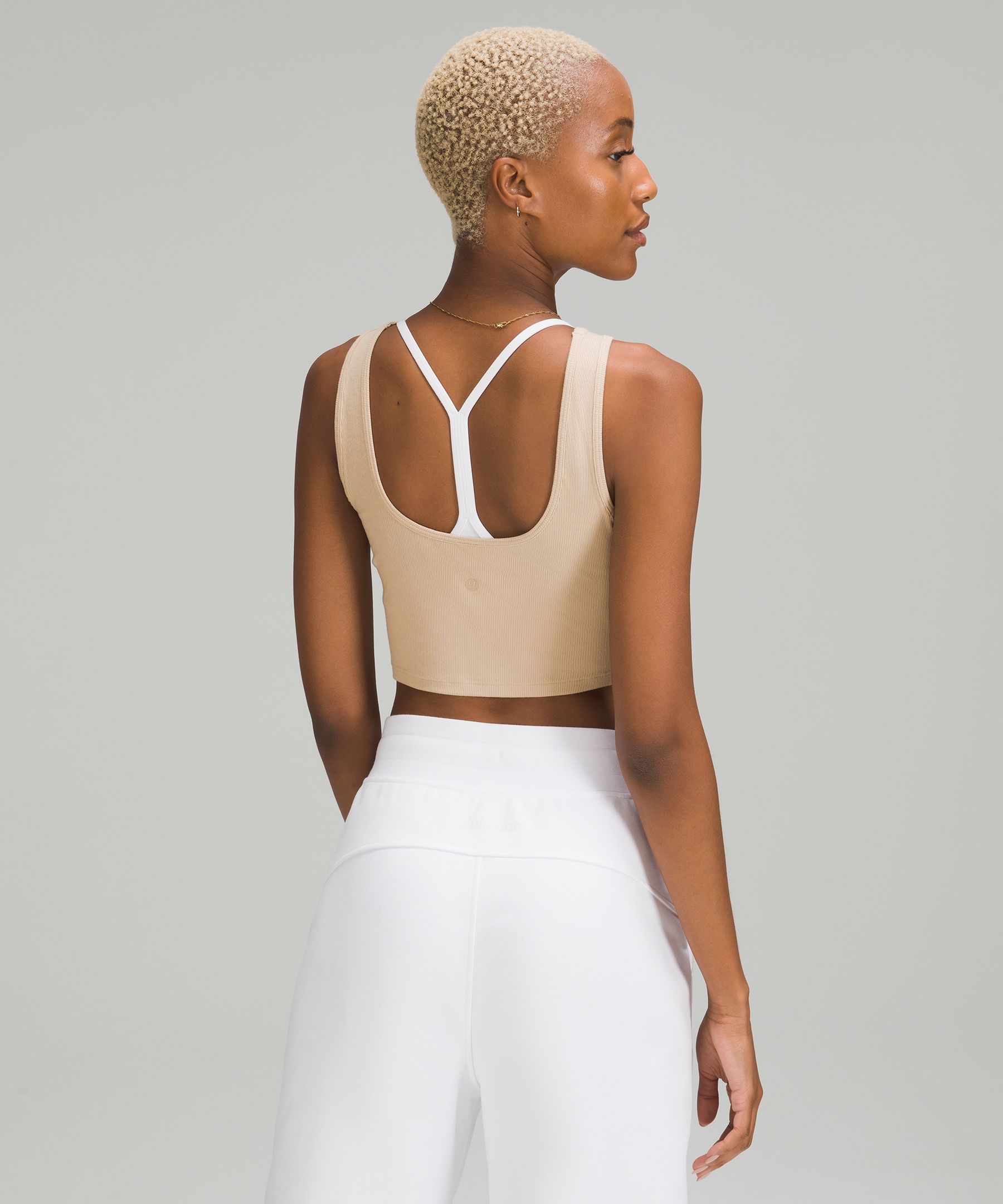 LA Front Cut-Out Crop Tank