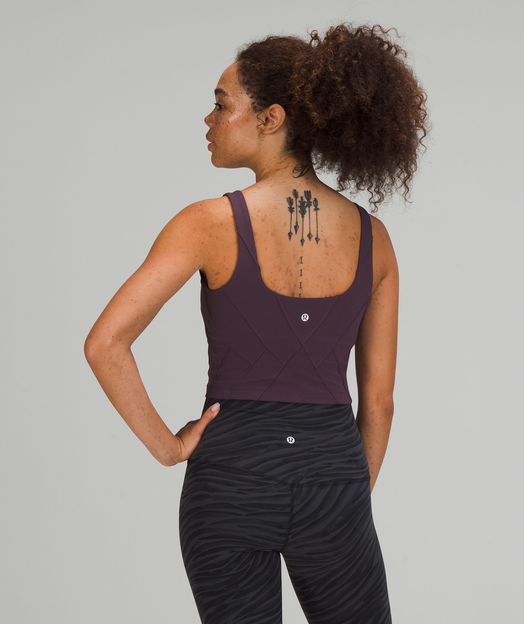 Lululemon Nulu™ Fold Tight Crop Tank, Women's Fashion, Activewear