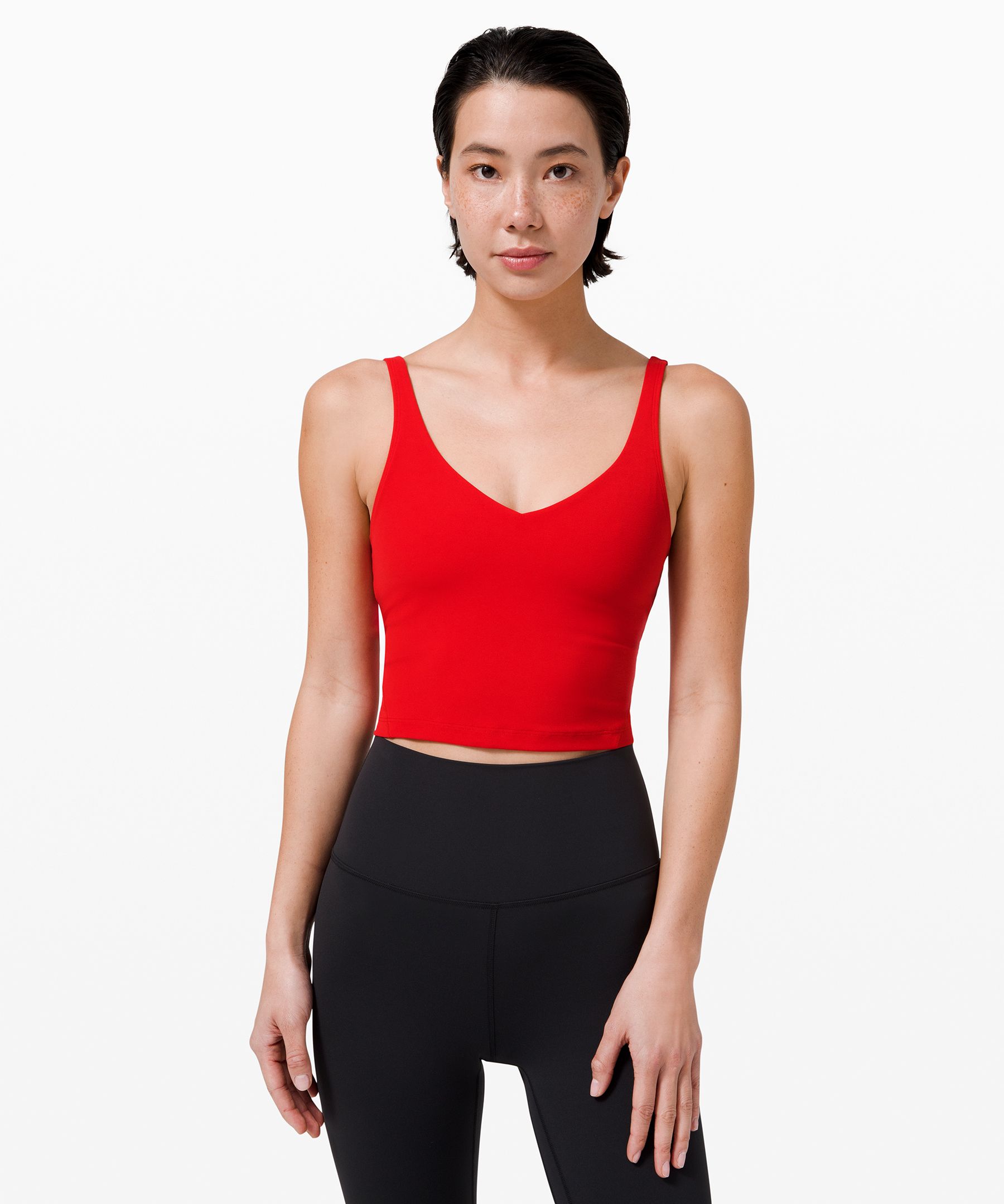 Lululemon Align Tank in dark red