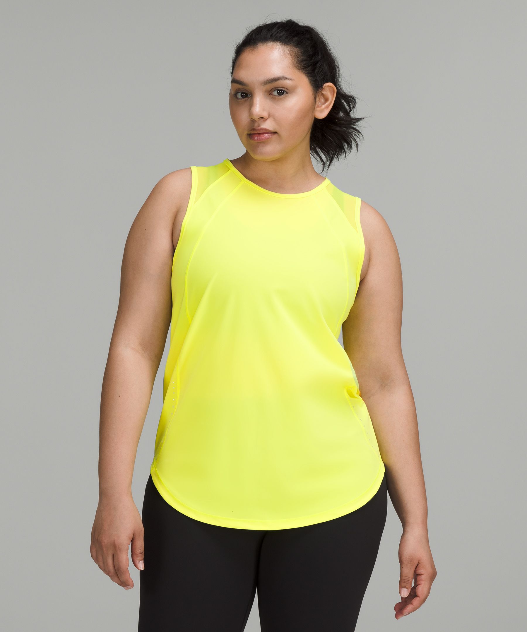 Lululemon Sculpt Tank Top In Electric Lemon