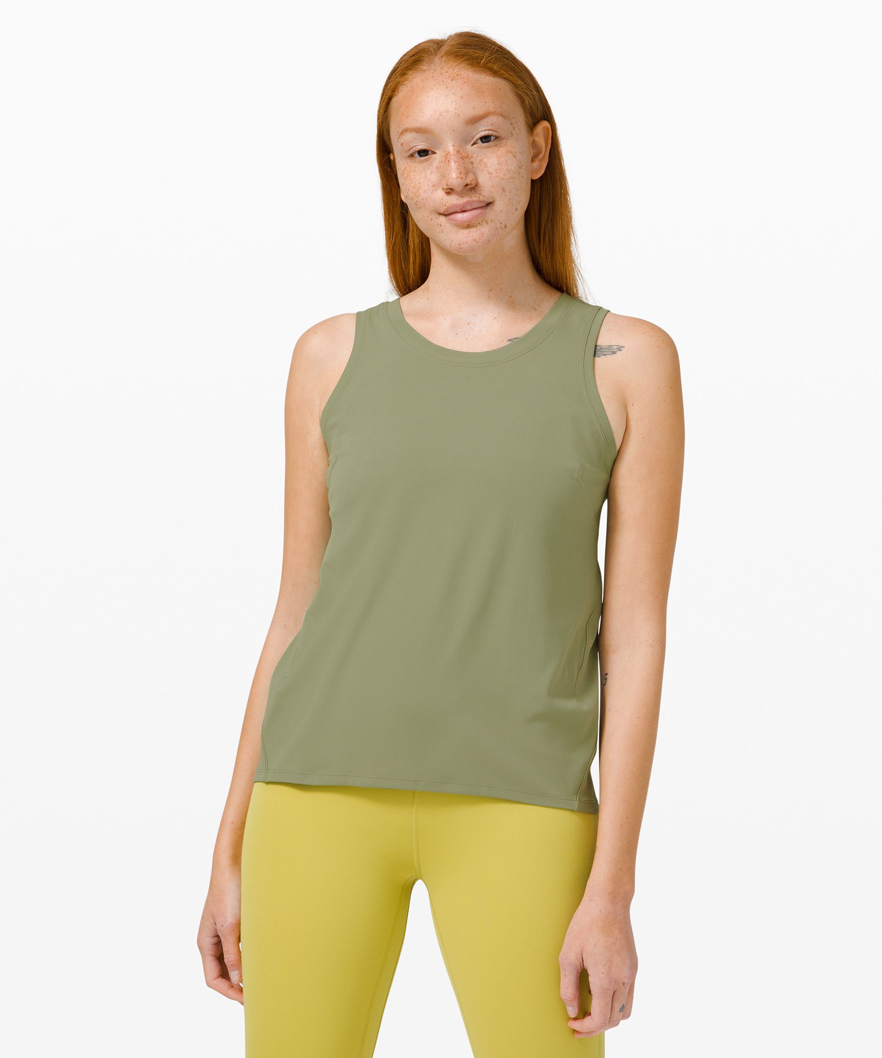 Classic Fit Tank Top - Yellow