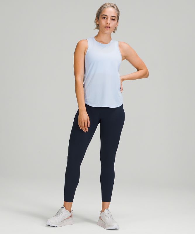 High Neck Running and Training Tank Top