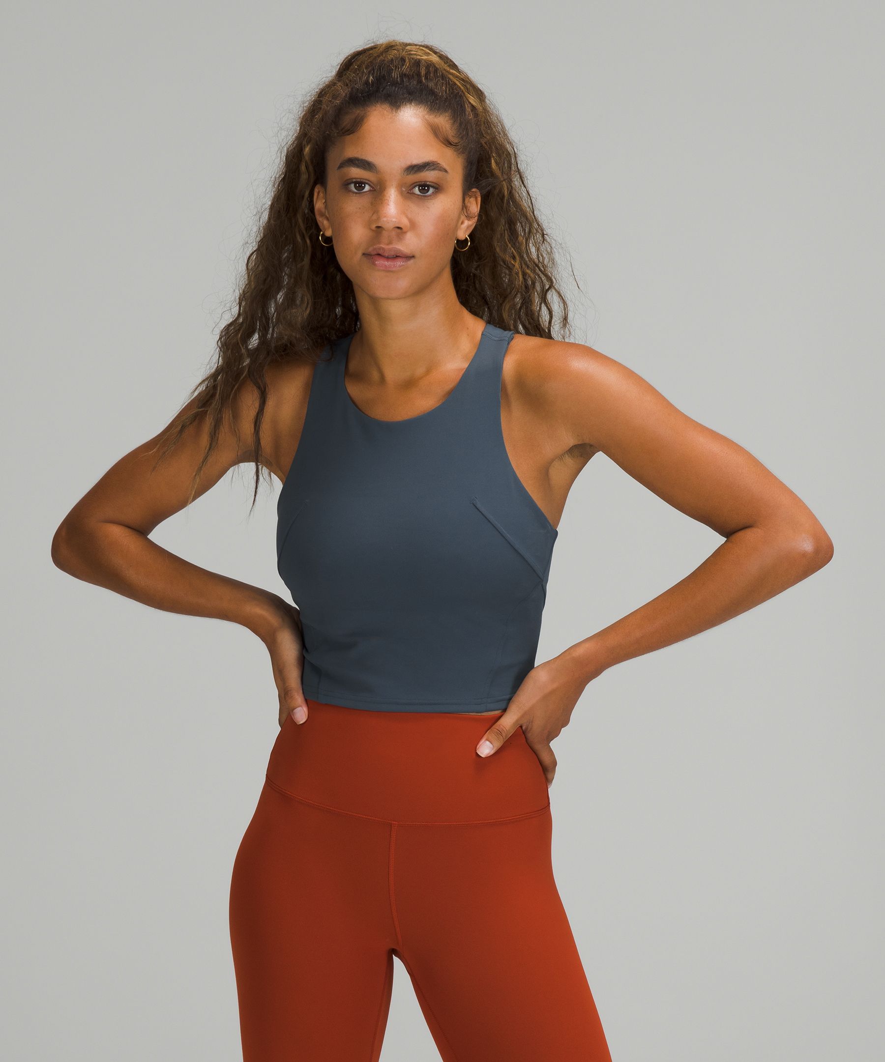 Lululemon Invigorate Training Tank Top In Blue