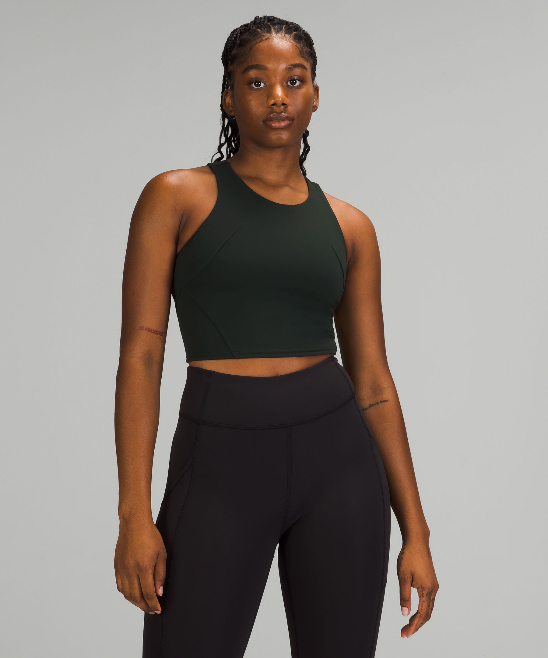 Lululemon Invigorate Training Tank Top In Rainforest Green